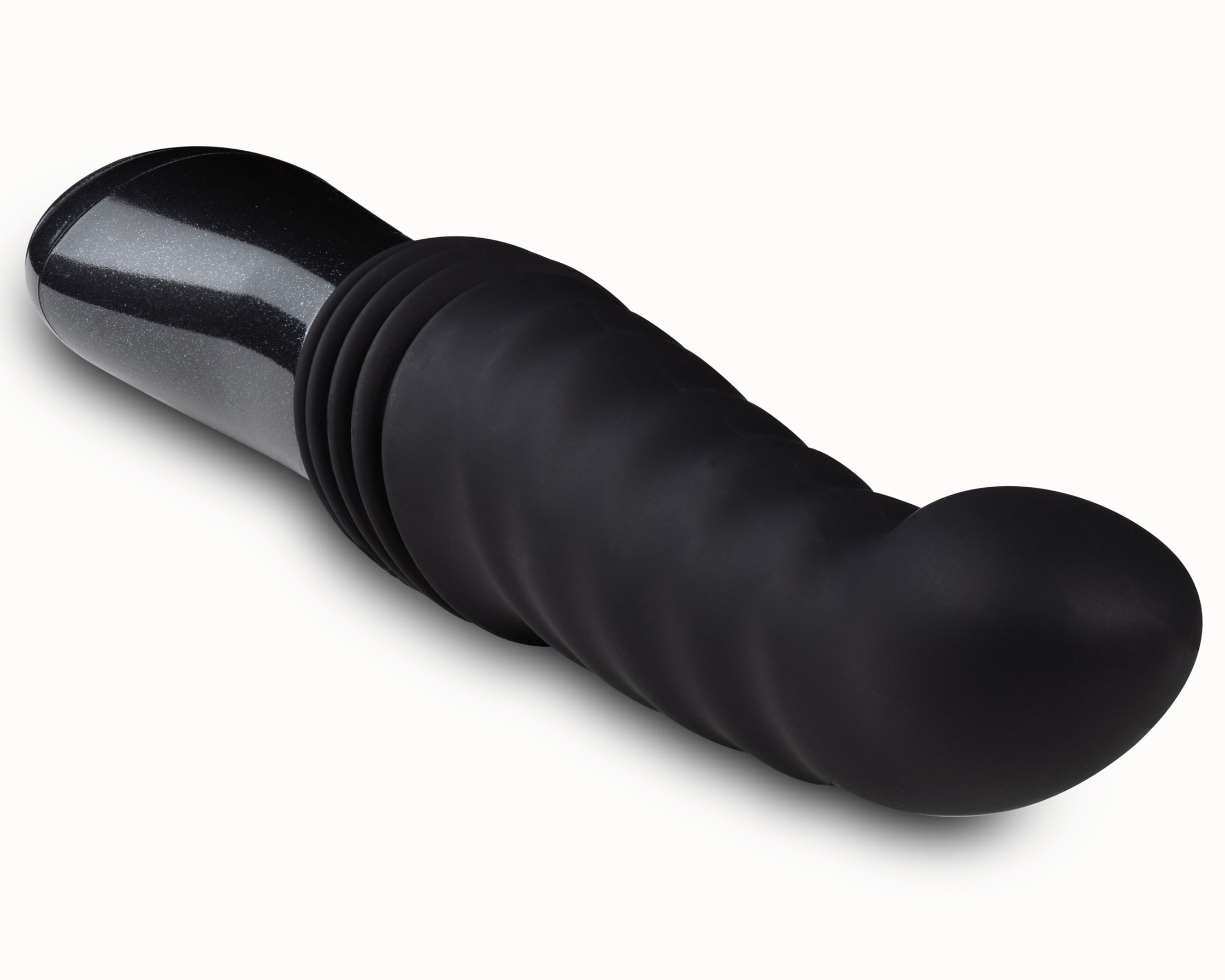 Temptasia - Lazarus - Thrusting Dildo - Black - Image 6