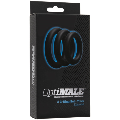 Optimale 3 C Ring Set - Thick - Black - Image 2