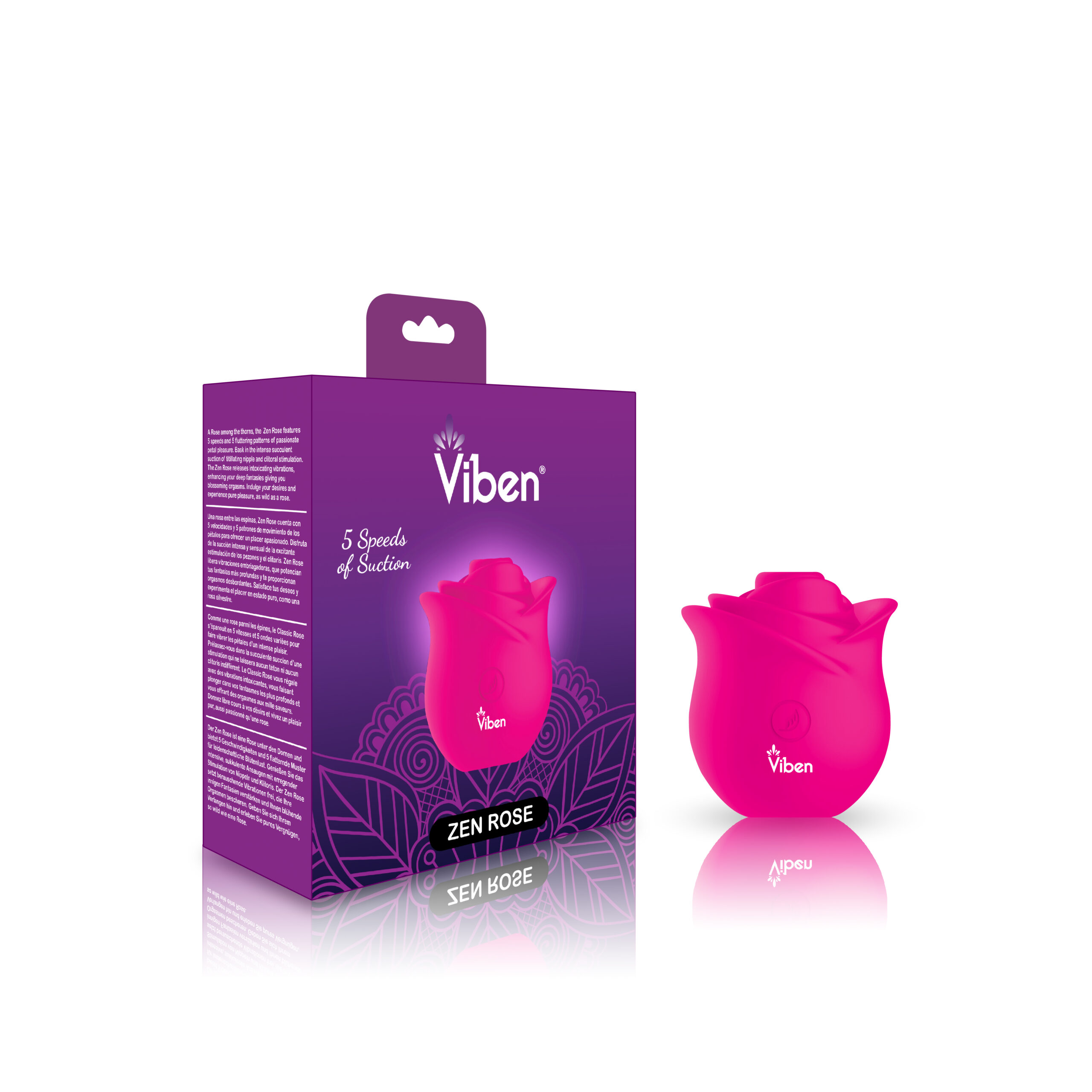 Zen Rose - Hot Pink - Image 4