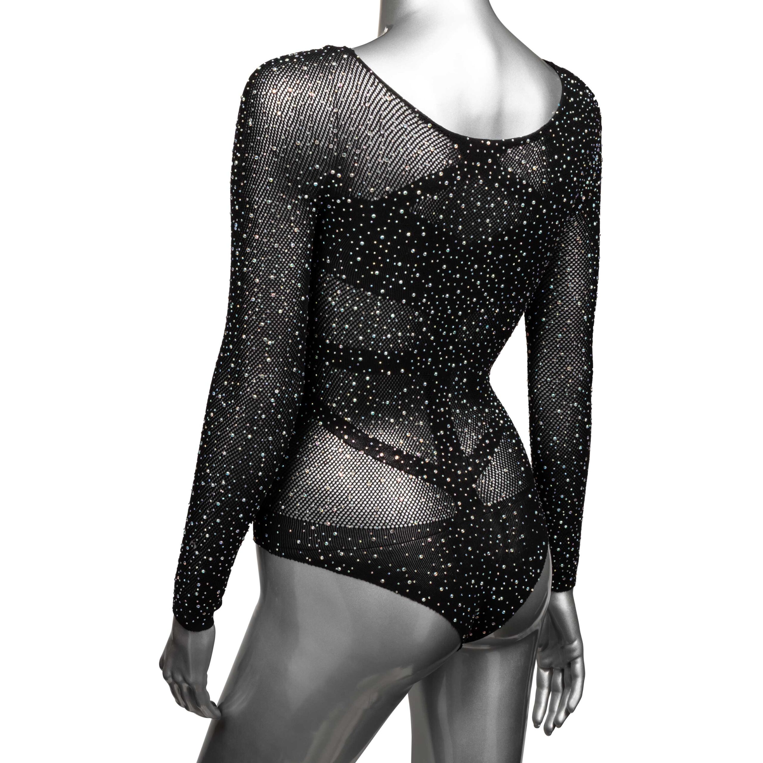 Radiance Long Sleeve Body Suit - One Size - Black - Image 5