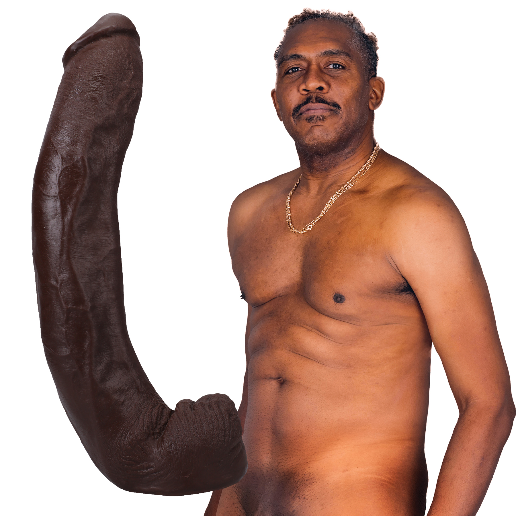 Signature Cocks - Dredd - 13.5 Inch Ultraskyn Cock With Removable Vac-U-Lock Suction Cup - Chocolate - Image 6