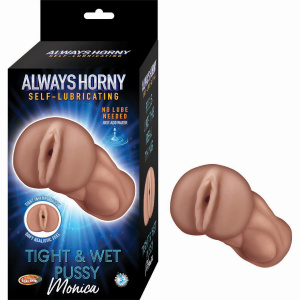 Always Horny Self-Lubricating Masturbator Monica - Brown