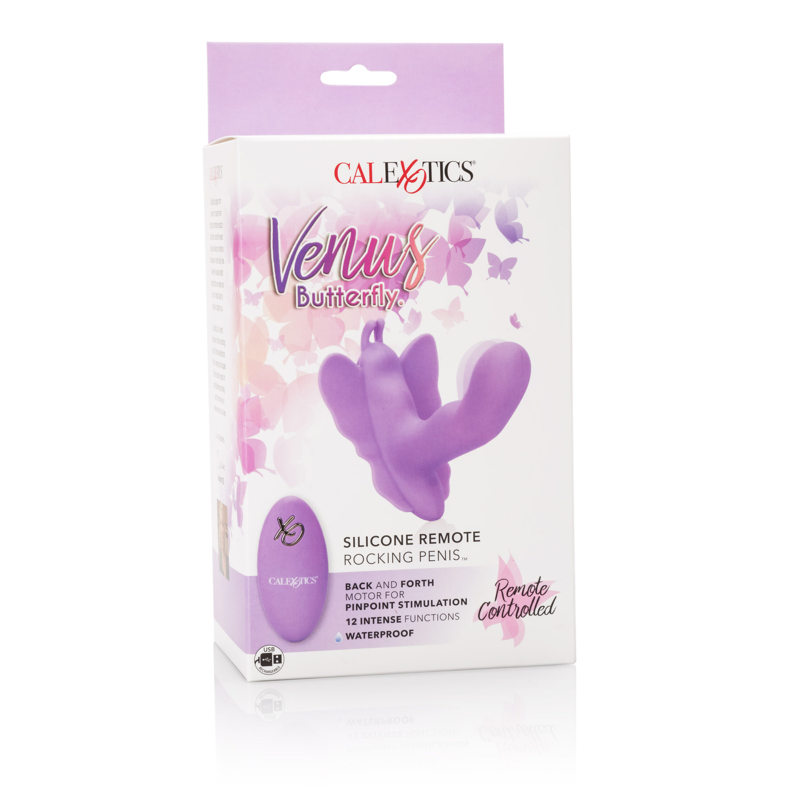 Venus Butterfly Silicone Remote Rocking Penis - Image 3