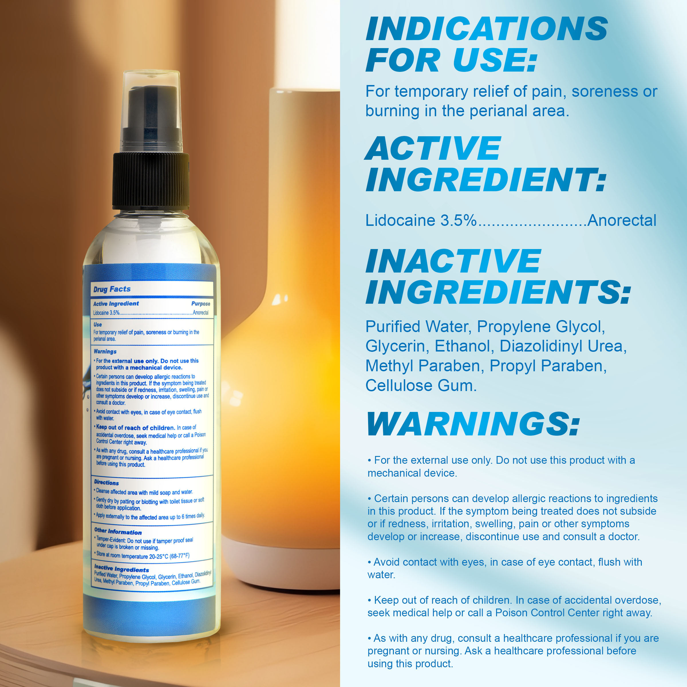 Relax Extra Strength Anal Lube - 4.4 oz - Image 4