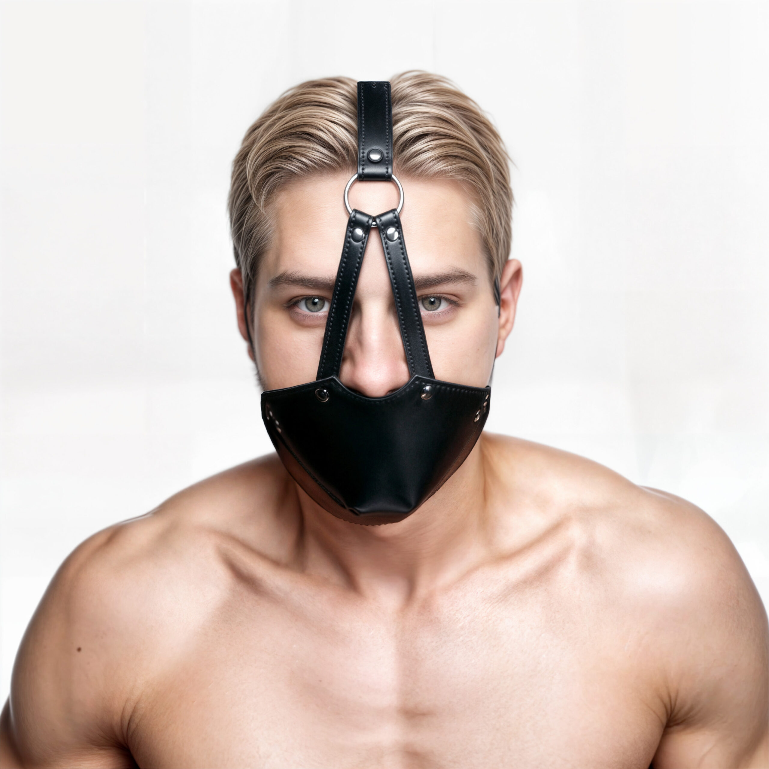 Mouth Harness with Ball Gag - Image 2