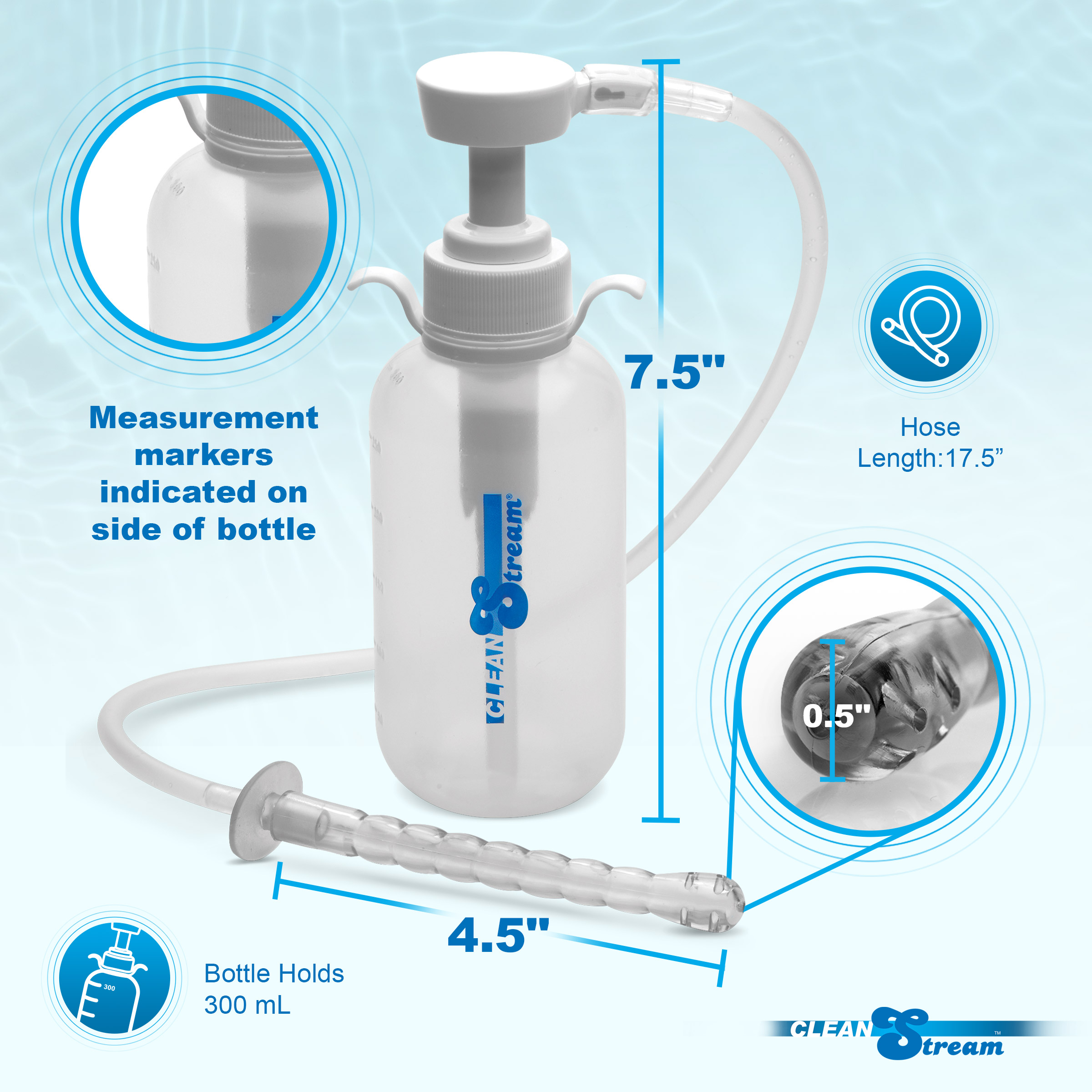 Pump Action Enema Bottle with Nozzle - Image 4