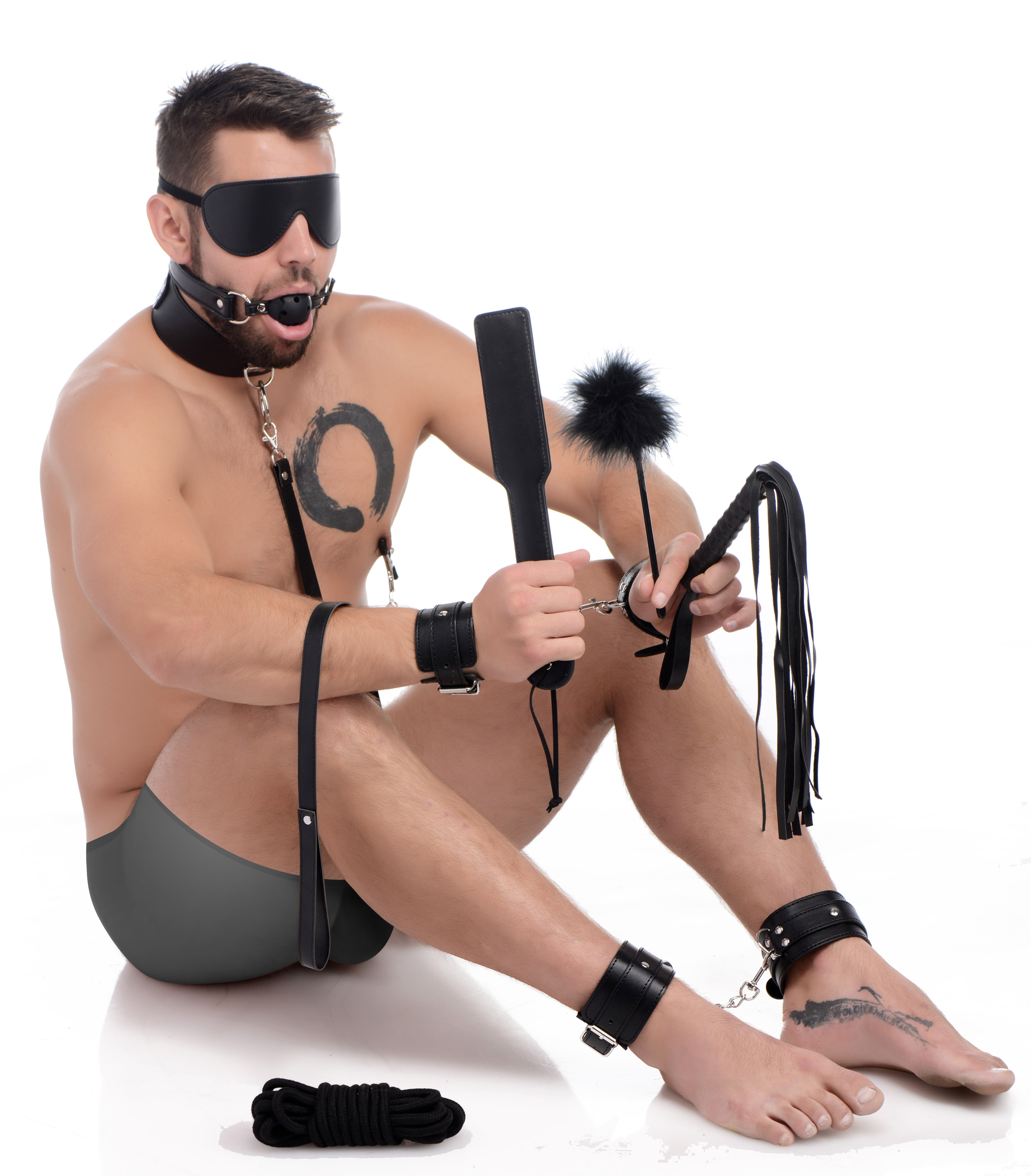 Deluxe 10 Piece Bondage Set - Image 2