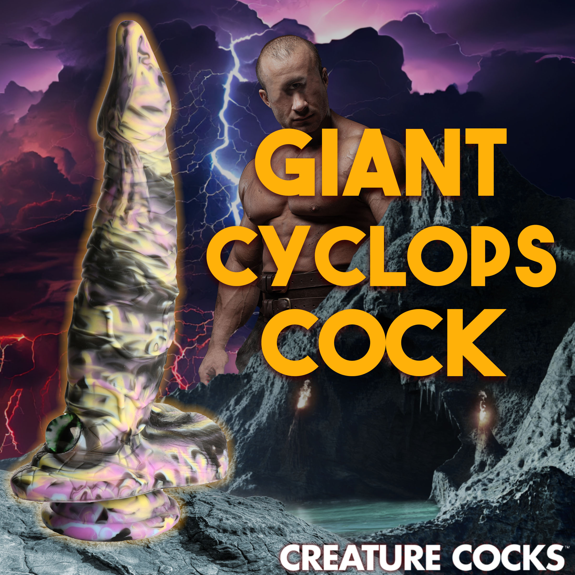 Cyclops Monster Silicone Dildo - Creature Cocks - Image 3