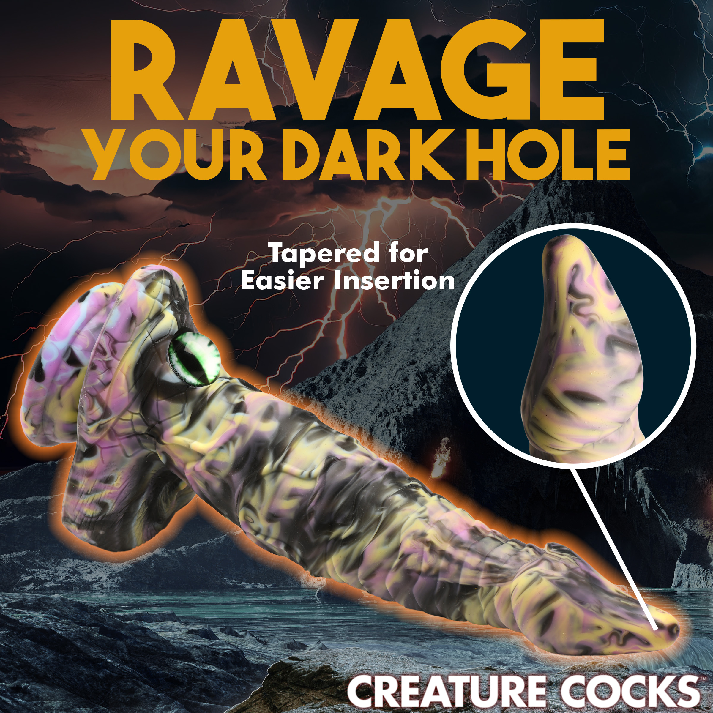 Cyclops Monster Silicone Dildo - Creature Cocks - Image 6