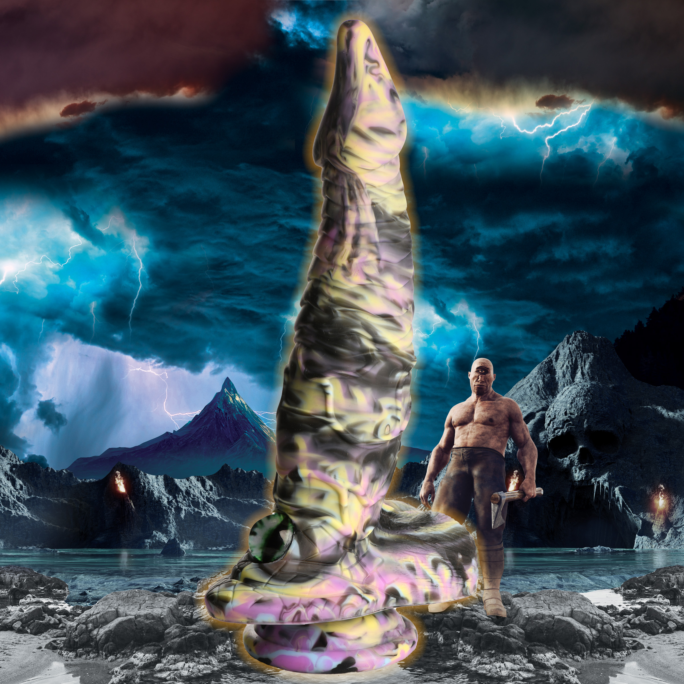 Cyclops Monster Silicone Dildo - Creature Cocks