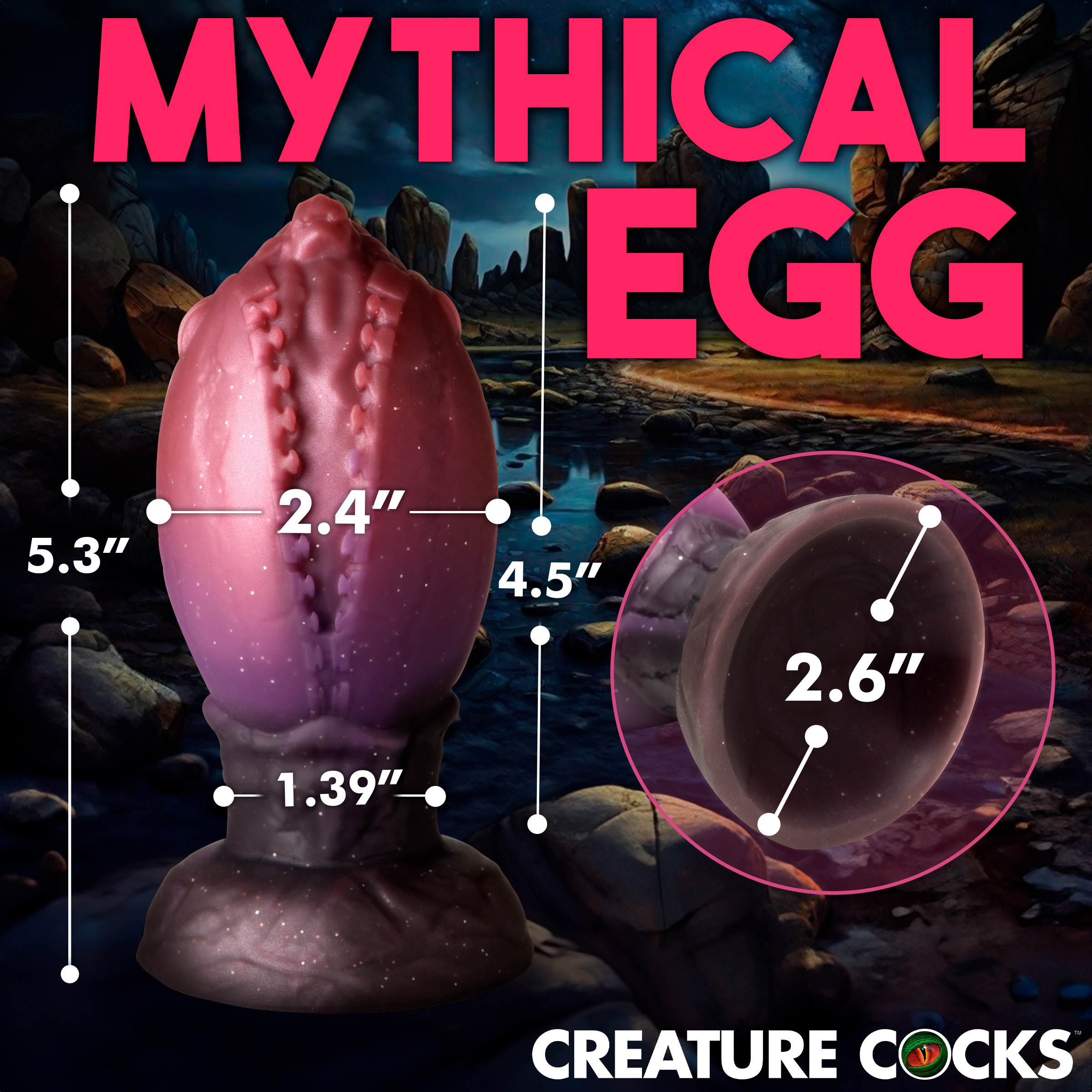 Dragon Hatch Silicone Egg - Large - Image 4