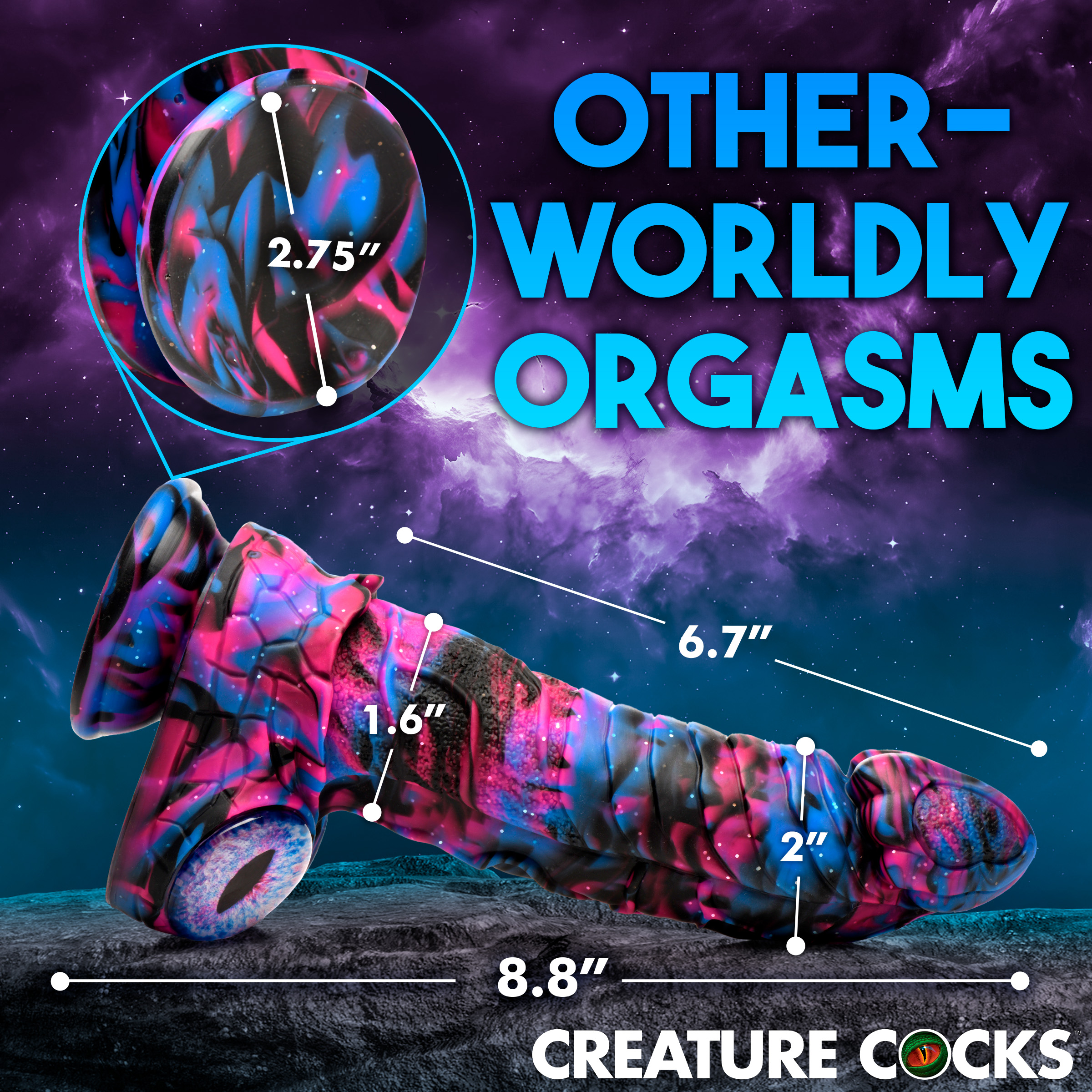 Alienoid Silicone Dildo - Creature Cocks - Image 4