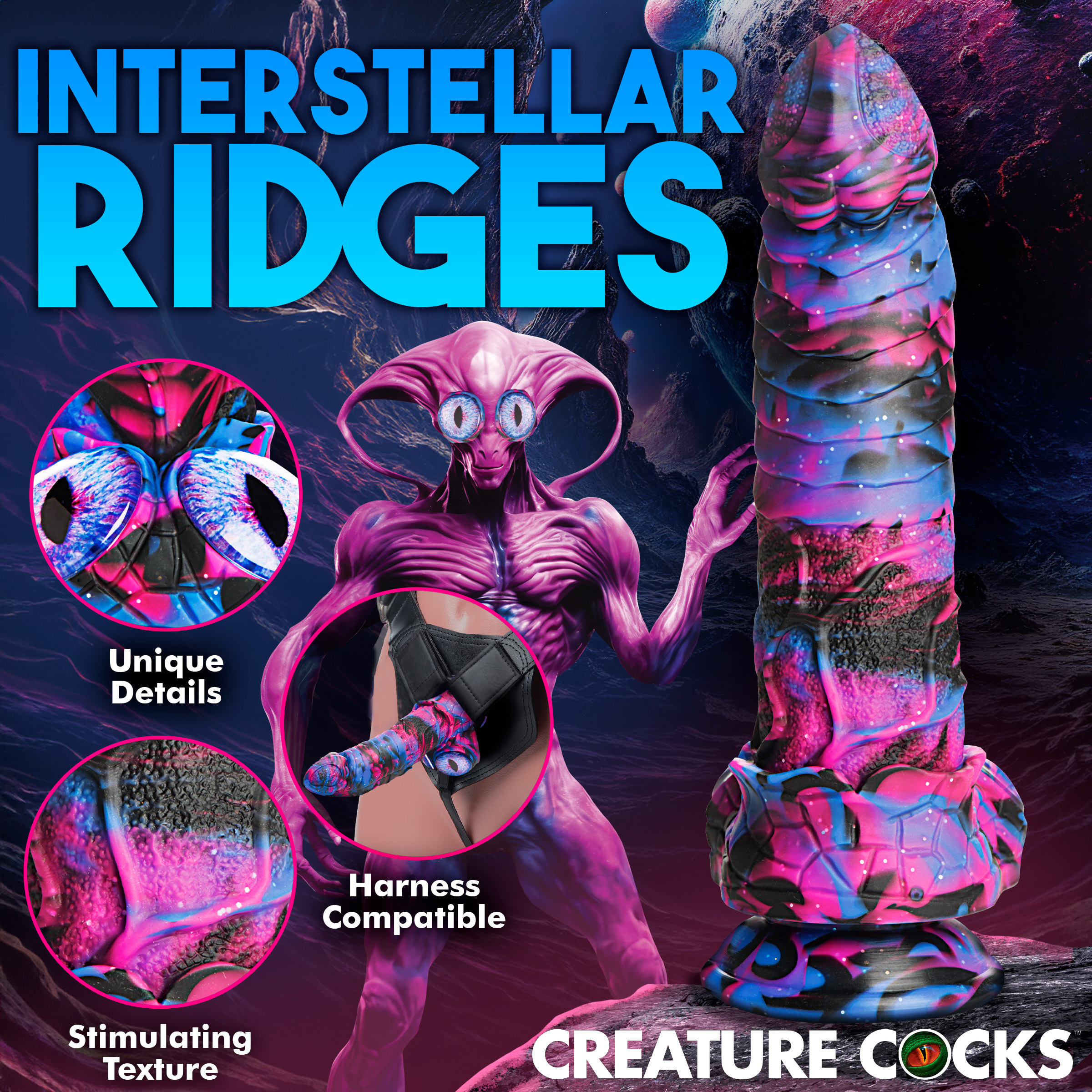 Alienoid Silicone Dildo - Creature Cocks - Image 5
