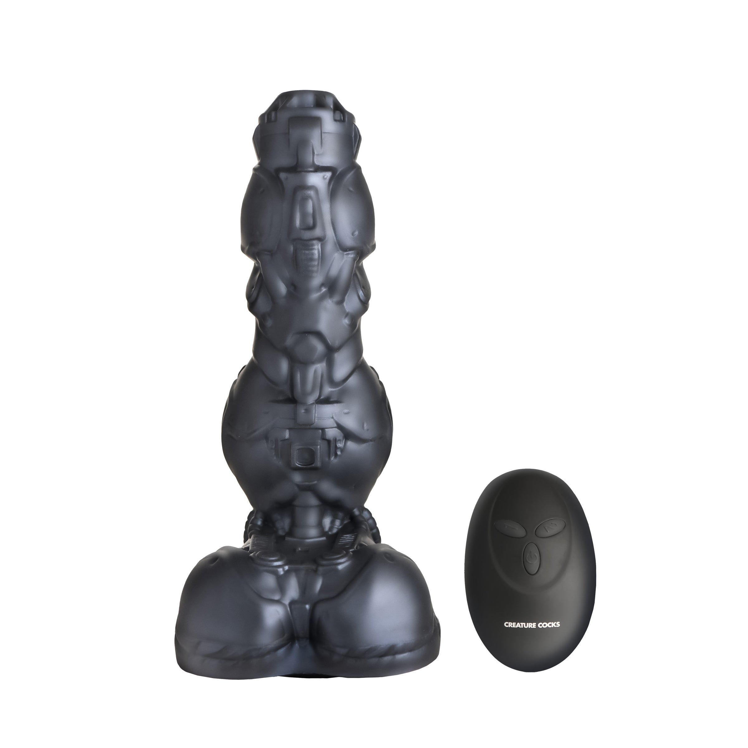 Cyborg Cock Thrusting and Vibrating Silicone Dildo - Creature Cocks - Image 6