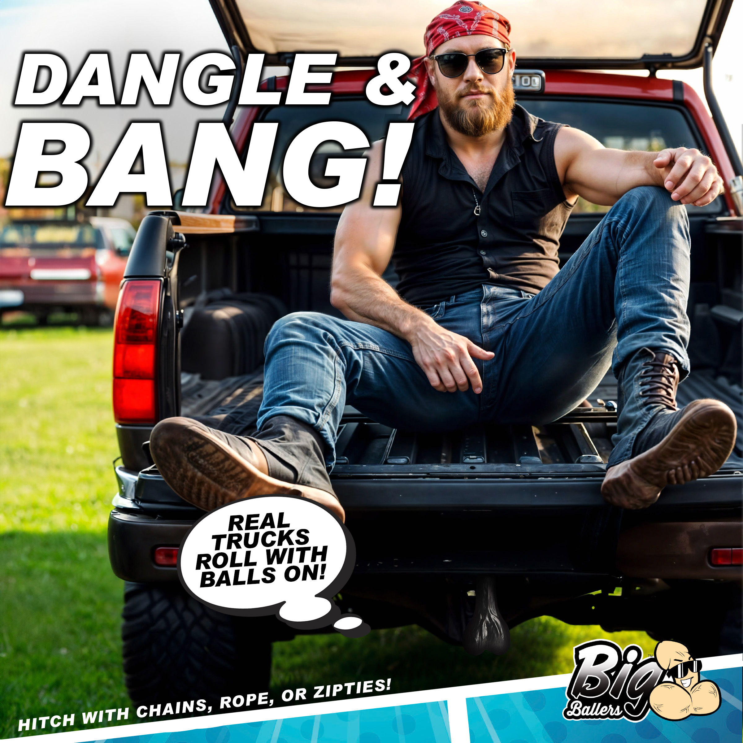 Truck Nuts - Black - Image 3