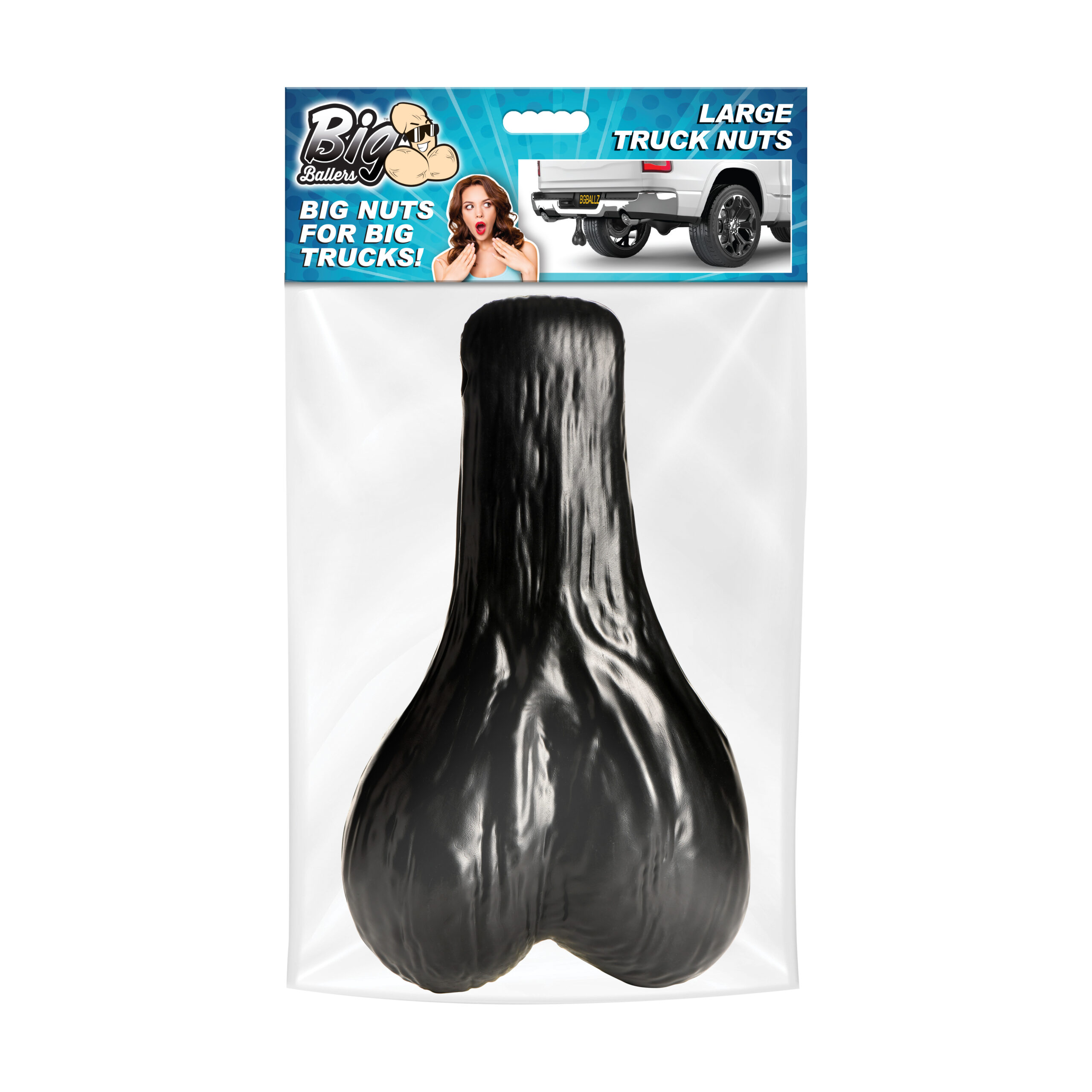 Large Truck Nuts - Black - Image 7
