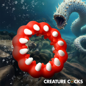 Fangs Silicone Cock Ring - Creature Cocks