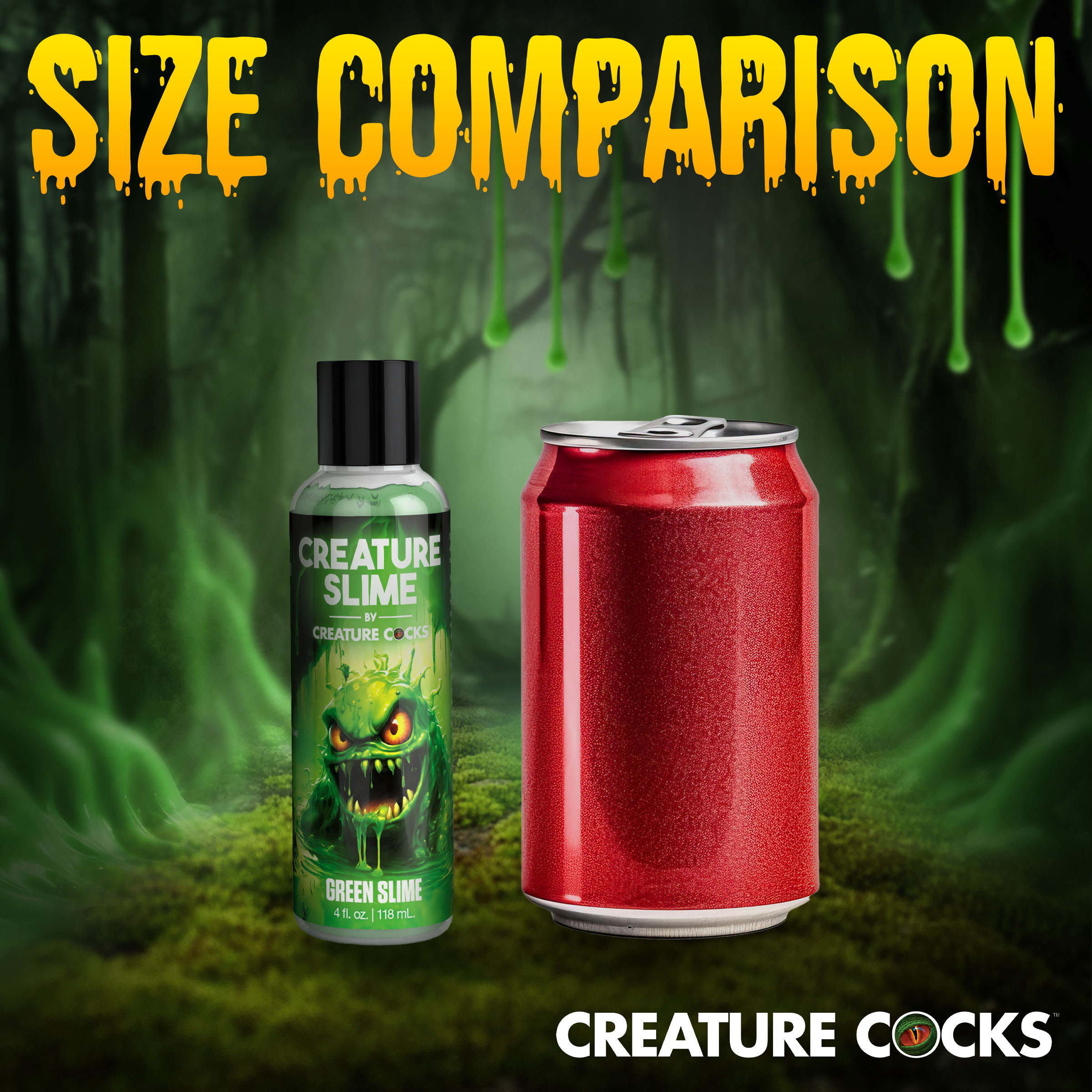 Green Creature Slime Water-Based Lubricant - 4oz - Creature Cocks - Image 7