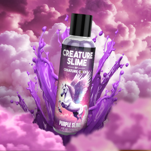 Purple Creature Slime Water-Based Lubricant - 4oz - Creature Cocks
