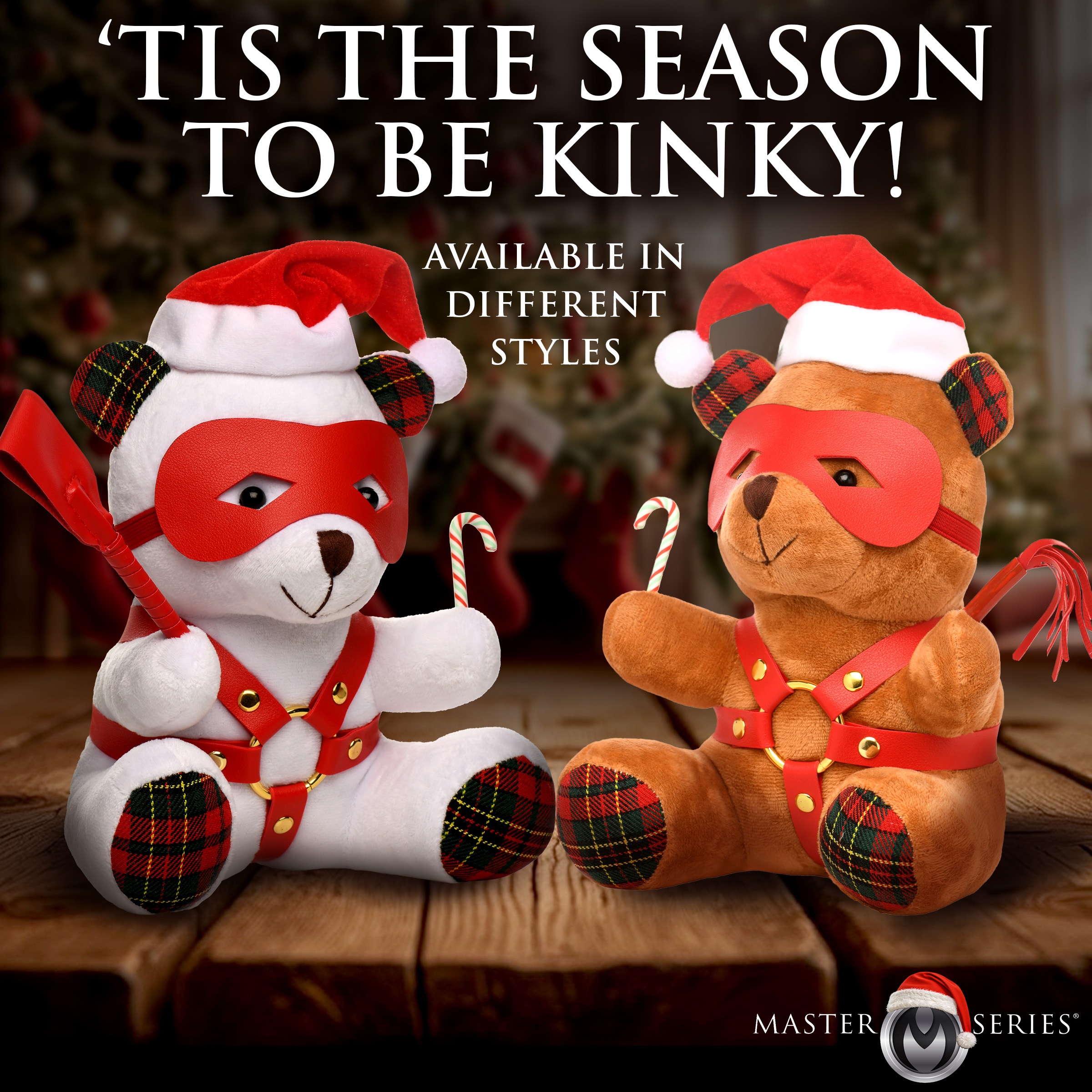 Holiday Bondage Bear - Brown - Image 5