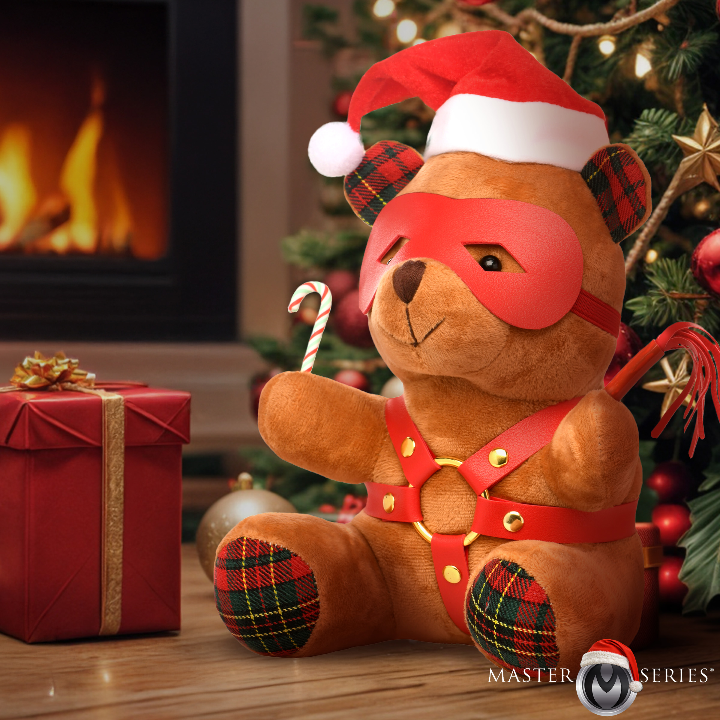 Holiday Bondage Bear - Brown - Image 6