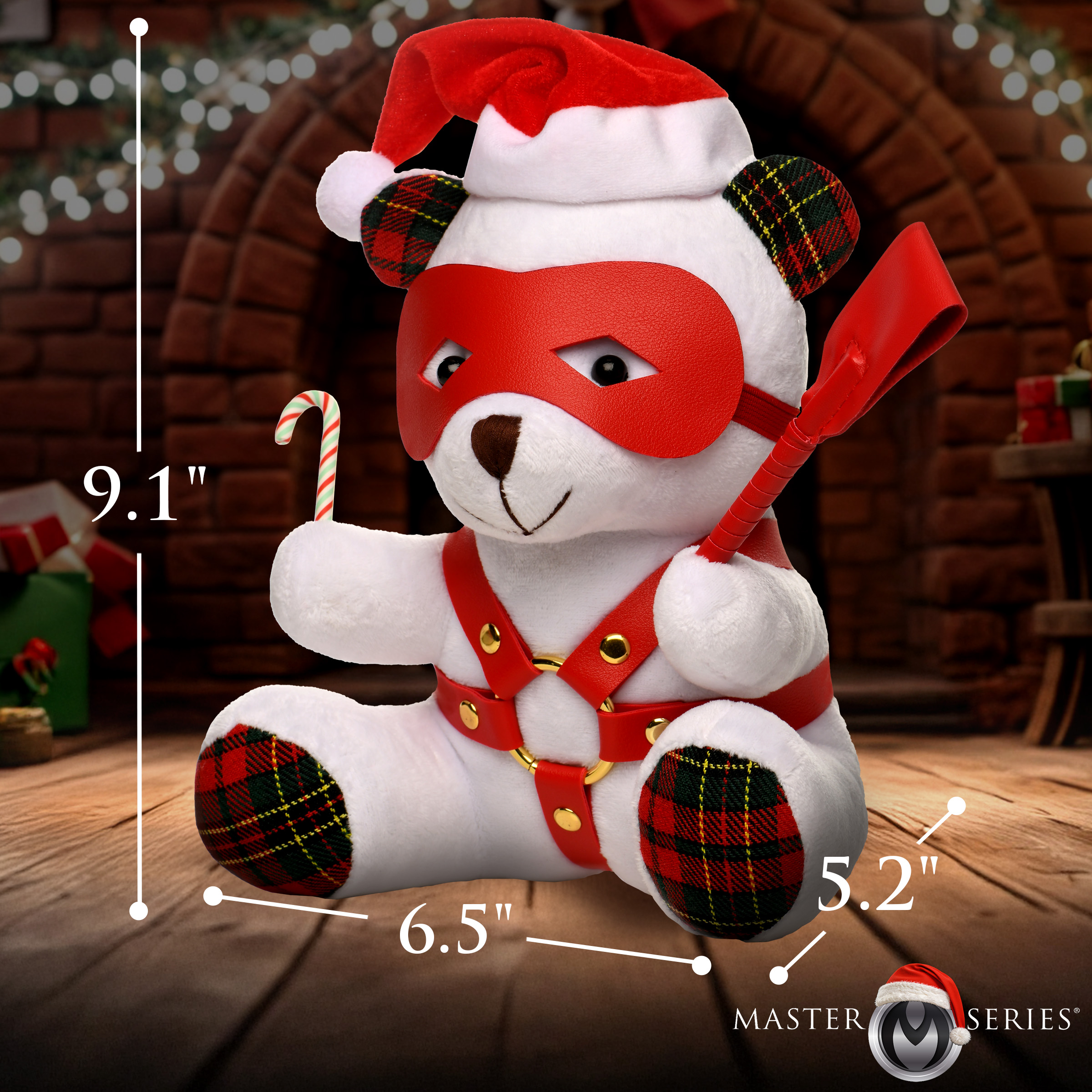 Holiday Bondage Bear - White - Image 4