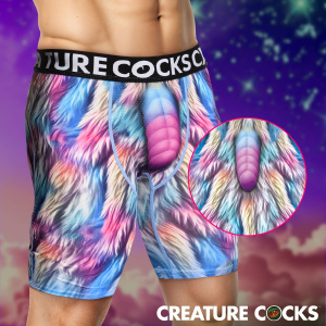 Creature Wear Mystique Unicorn Boxer Shorts - Large - Creature Cocks