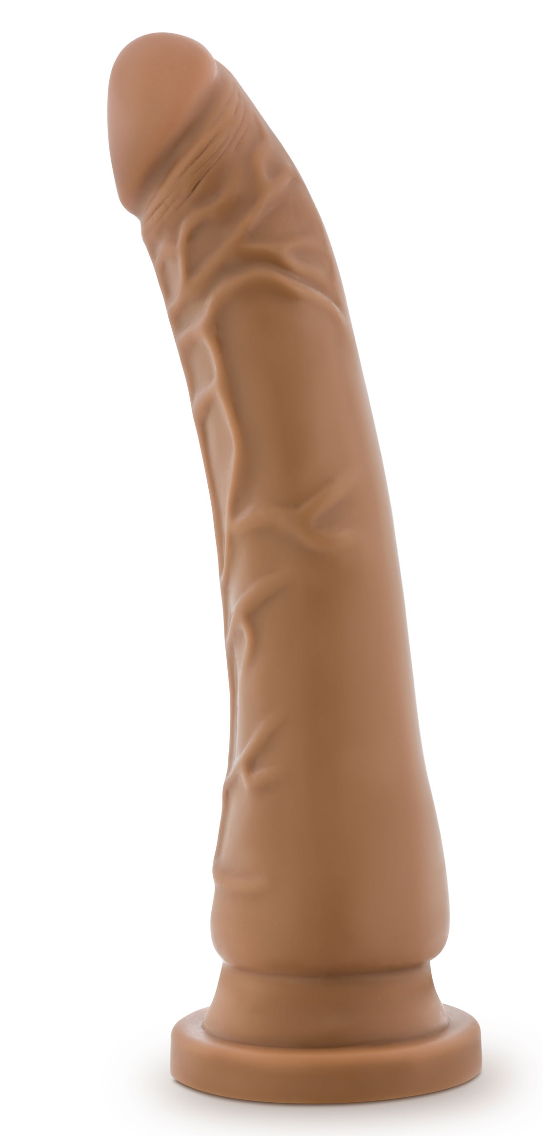 Dr. Skin Silicone - Dr. Noah - 8 Inch Dong With Suction Cup - Mocha - Image 7
