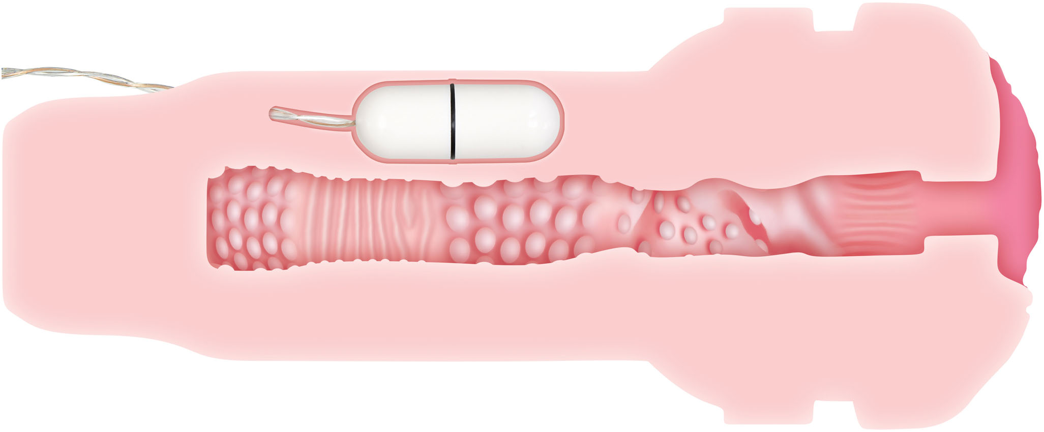 Shell Shock Rechargeable Vibrating Stroker - Image 3