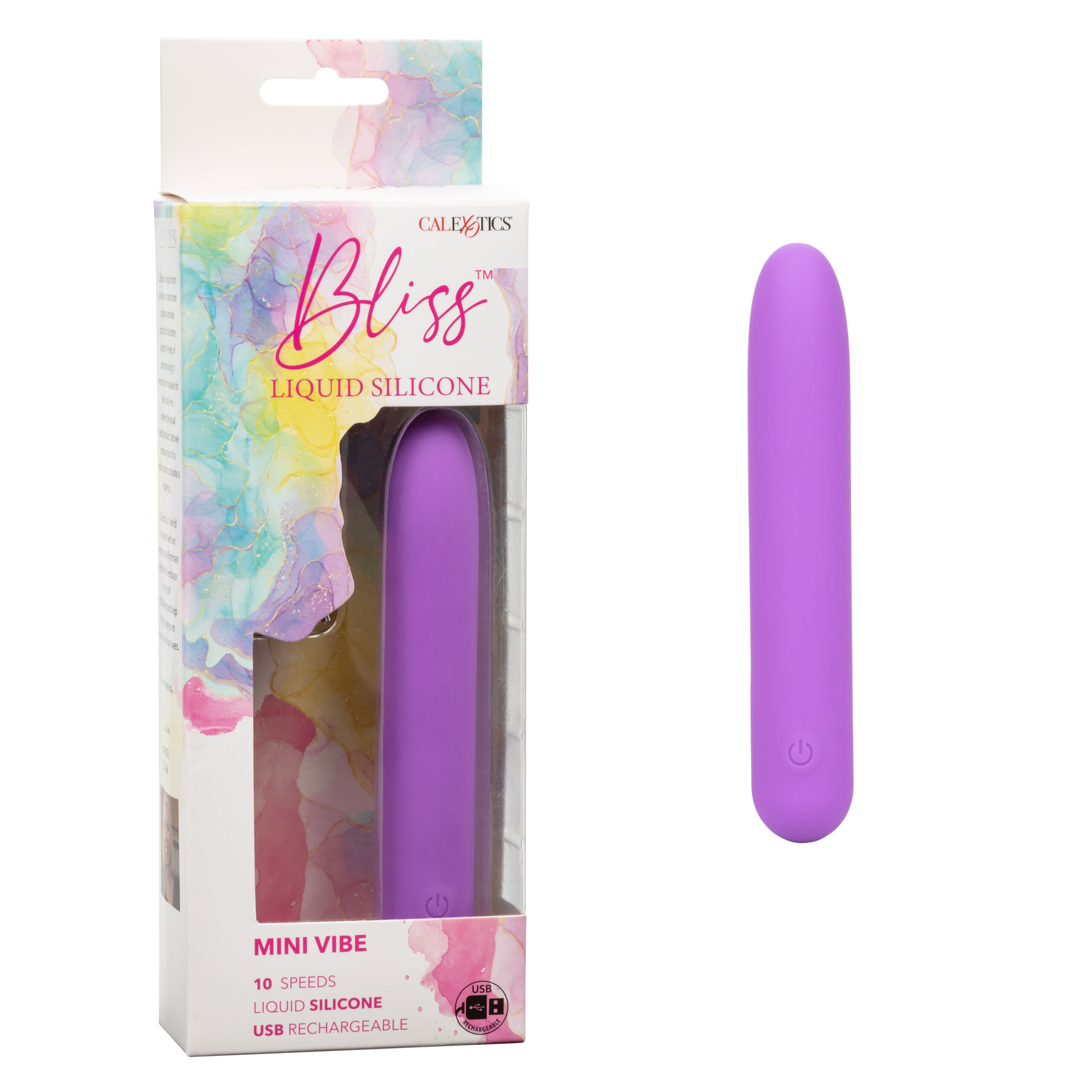 Bliss Liquid Silicone Mini G Vibe - Purple - Image 4