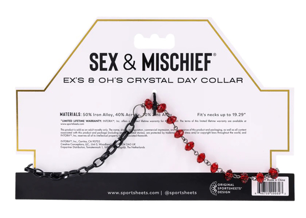 eX's and Oh's Crystal Day Collar