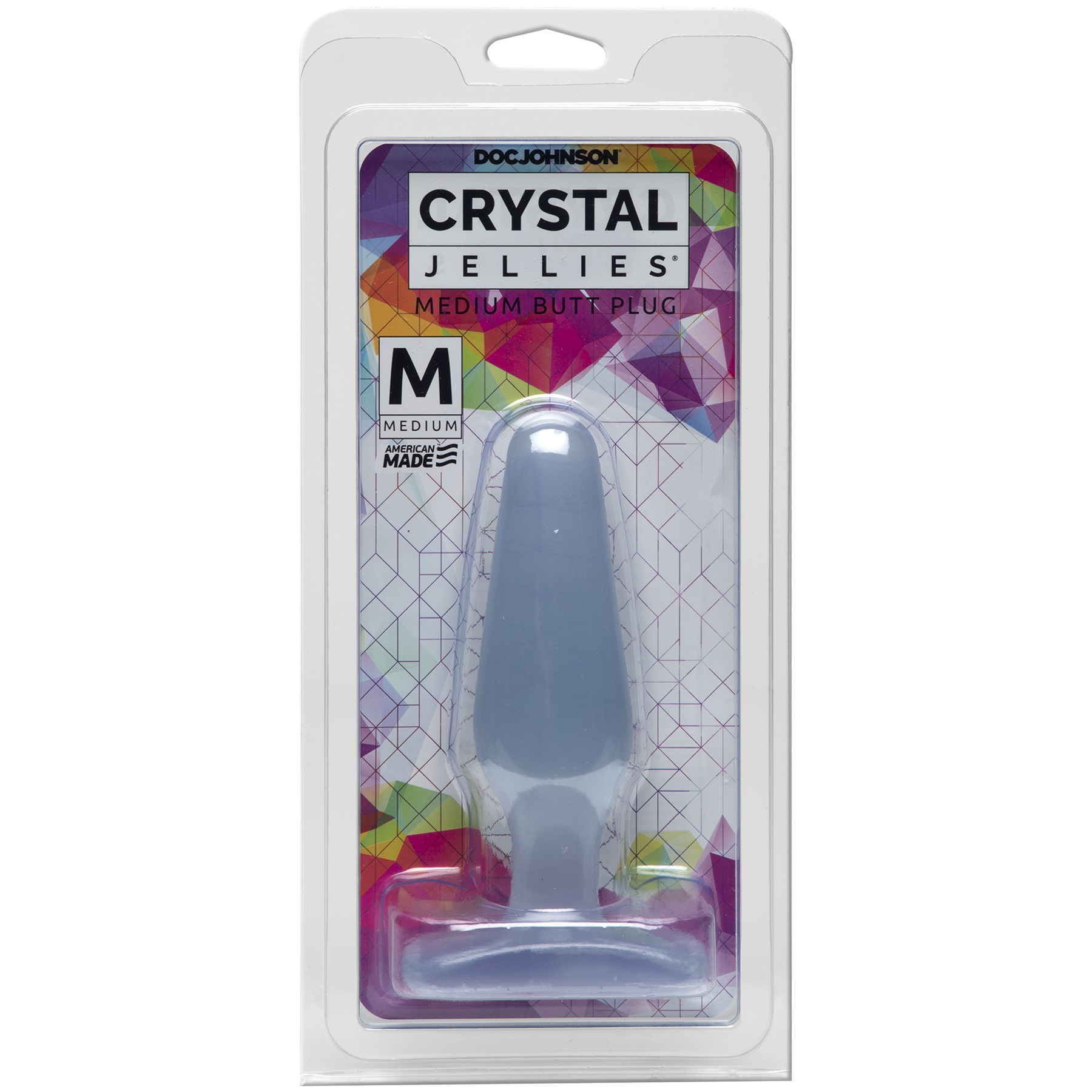 Crystal Jellies Butt Plug - Medium - Clear - Image 2