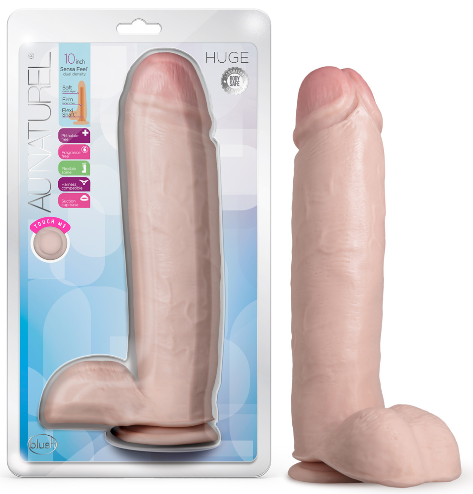 Au Naturel - Huge - 10 Inch Dildo - Vanilla - Image 3
