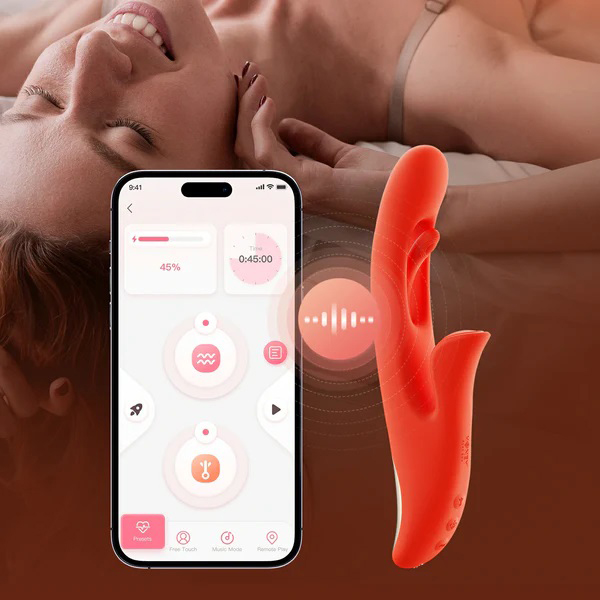Tressa App-Enabled Tapping Vibrator G-Spot and Clitoral Stimulation - Image 3