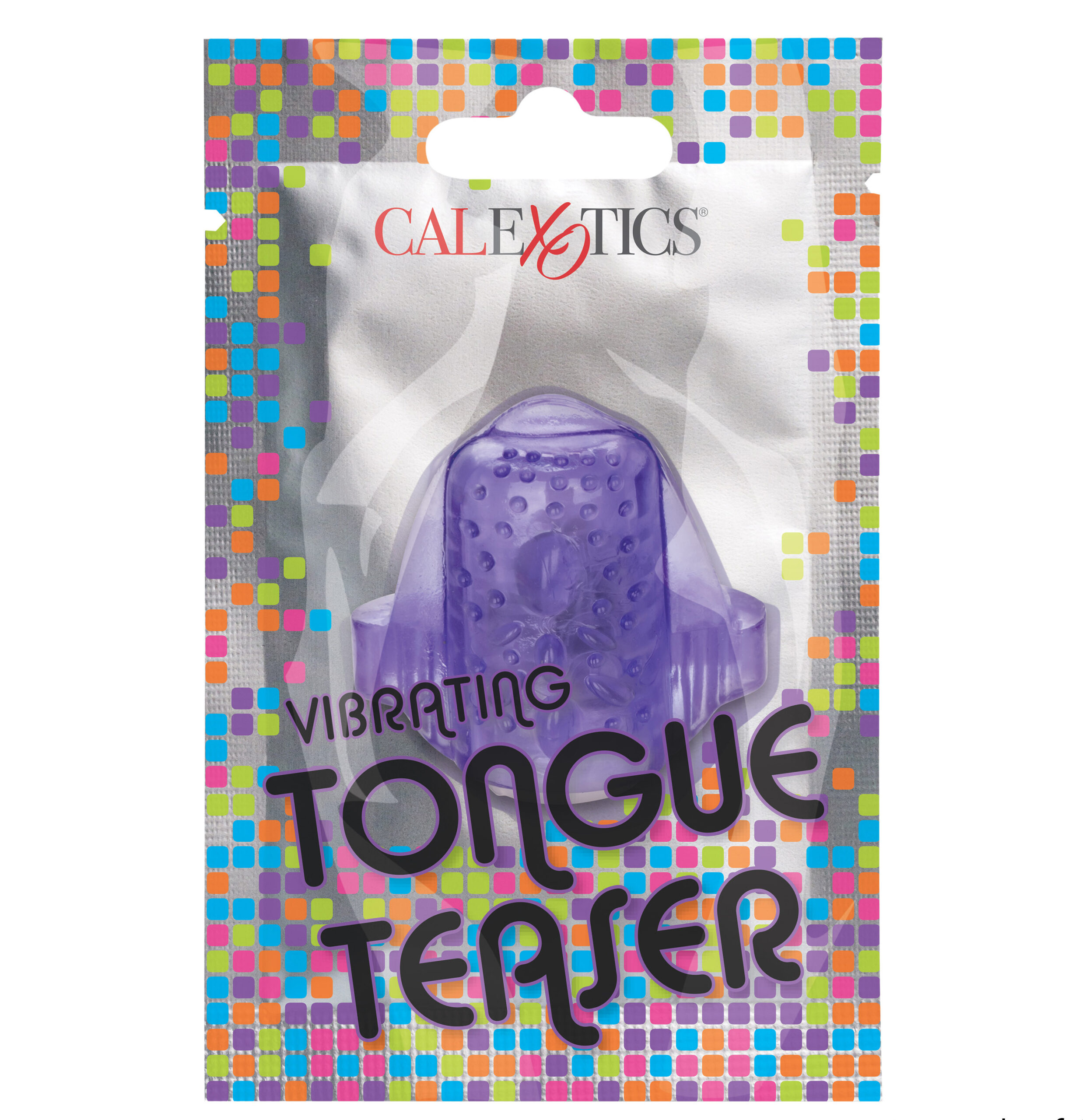 Foil Pack Vibrating Tongue Teaser - Purple - Image 3