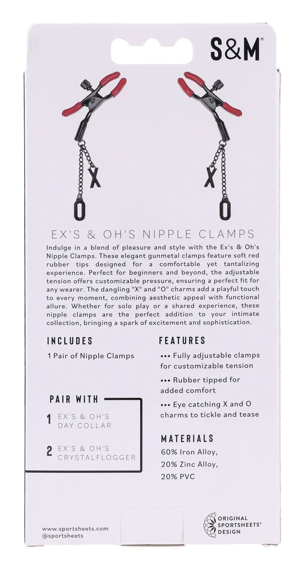 eX's and Oh's Nipple Clamps