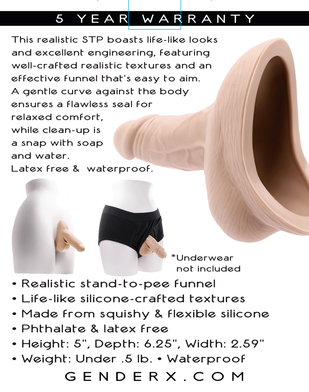 Stand to Pee Silicone - Light - Image 7