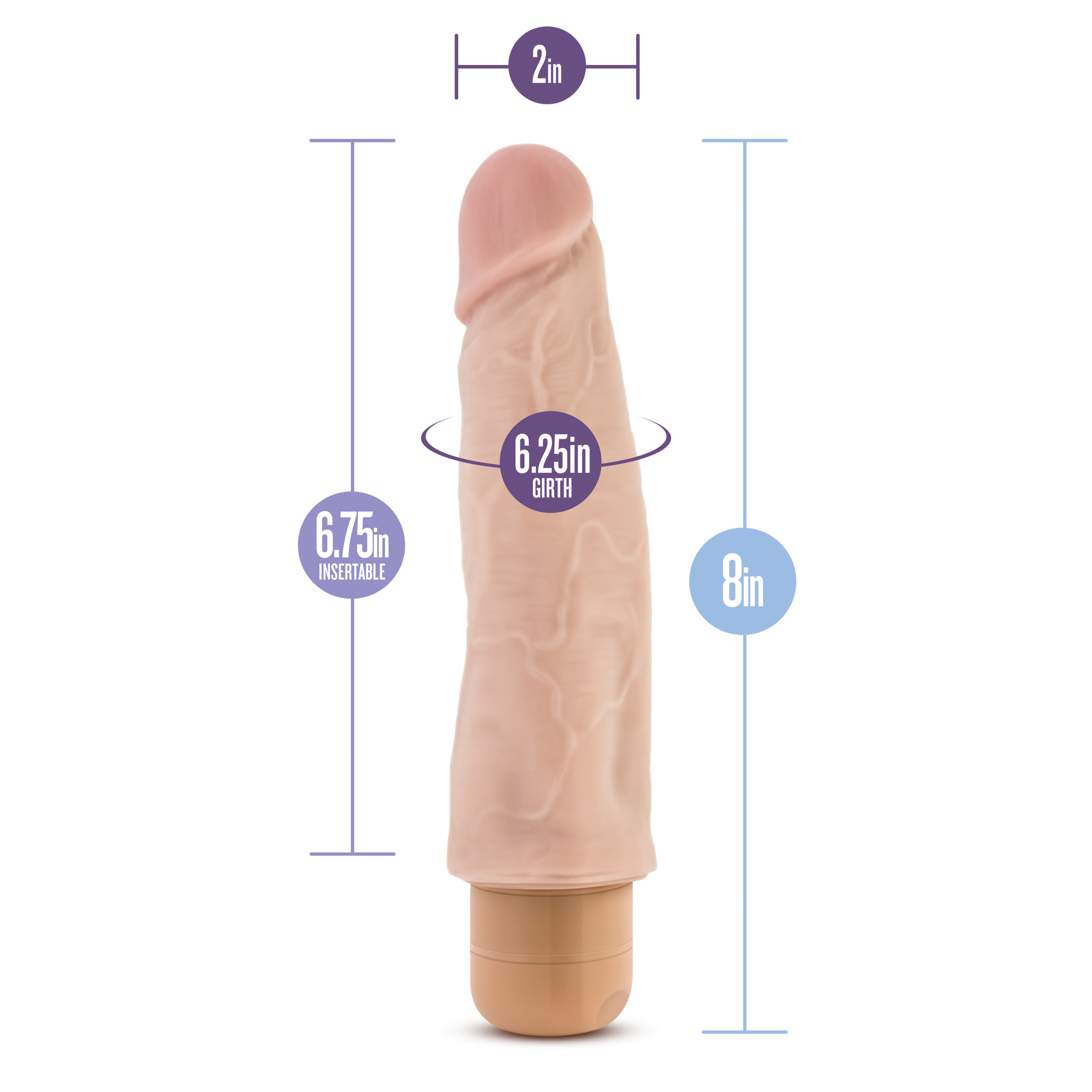 Dr. Skin - Cock Vibe 14 - Beige - Image 5