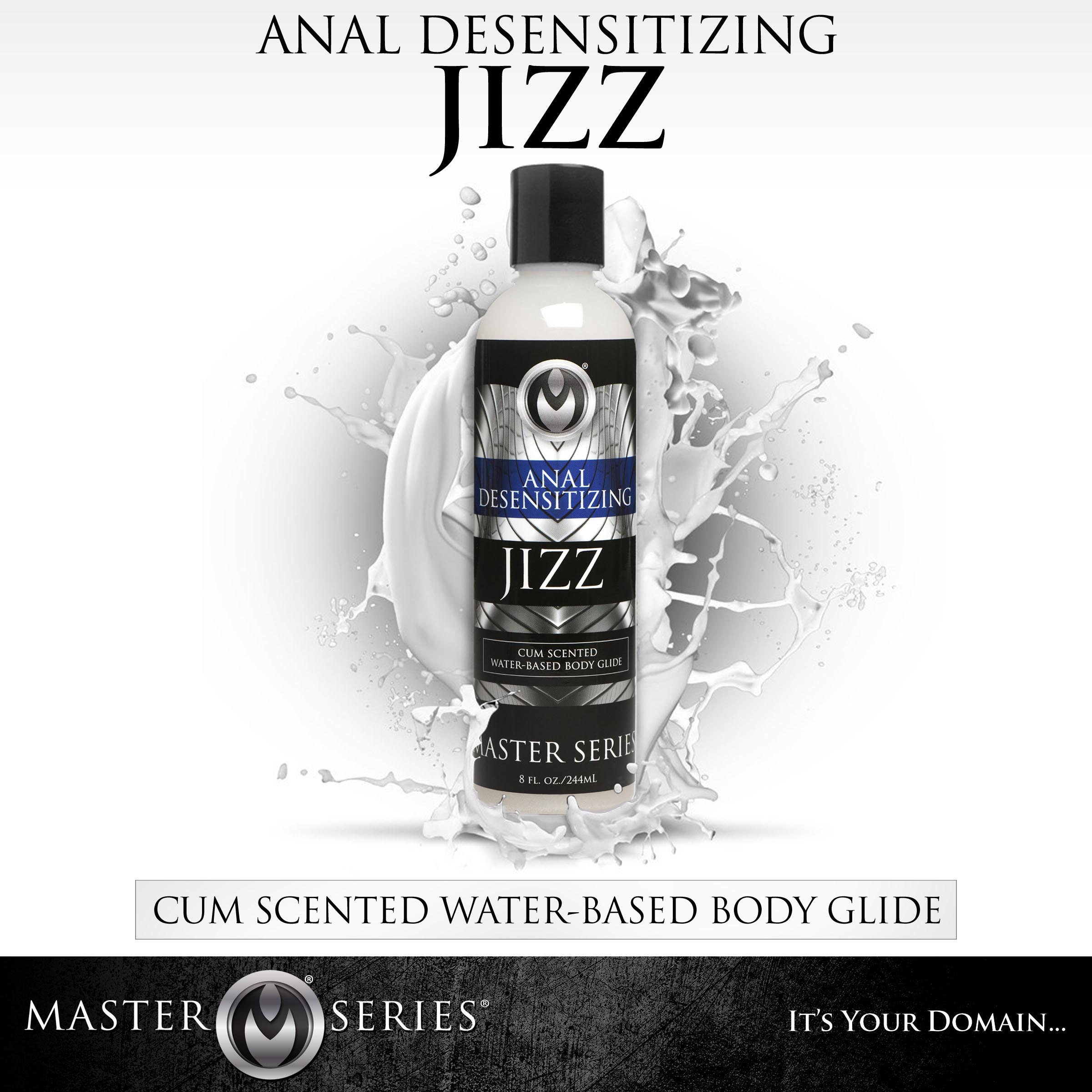 Jizz Cum Scented Desensitizing Lube - 8.5 oz - Image 4