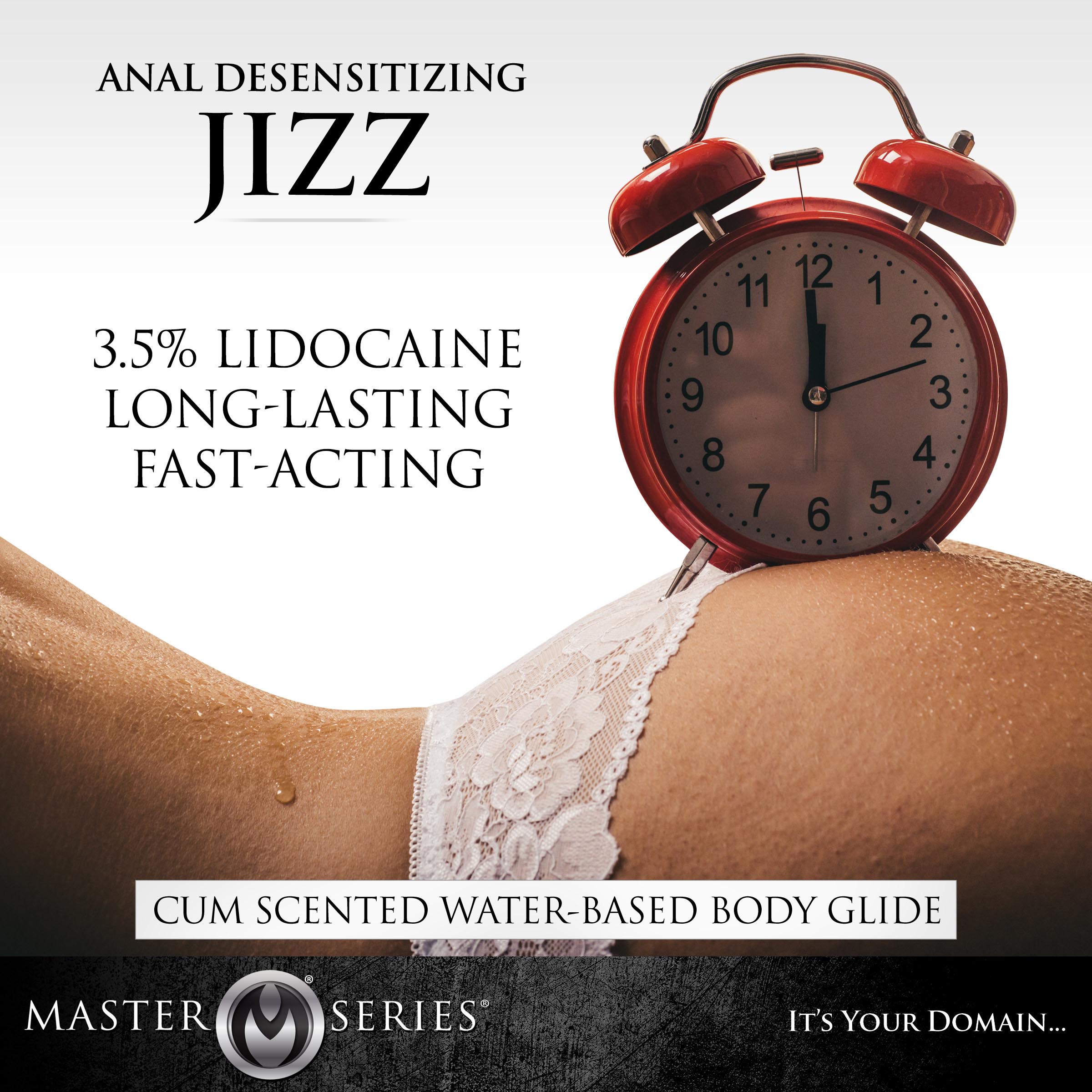 Jizz Cum Scented Desensitizing Lube - 8.5 oz - Image 2