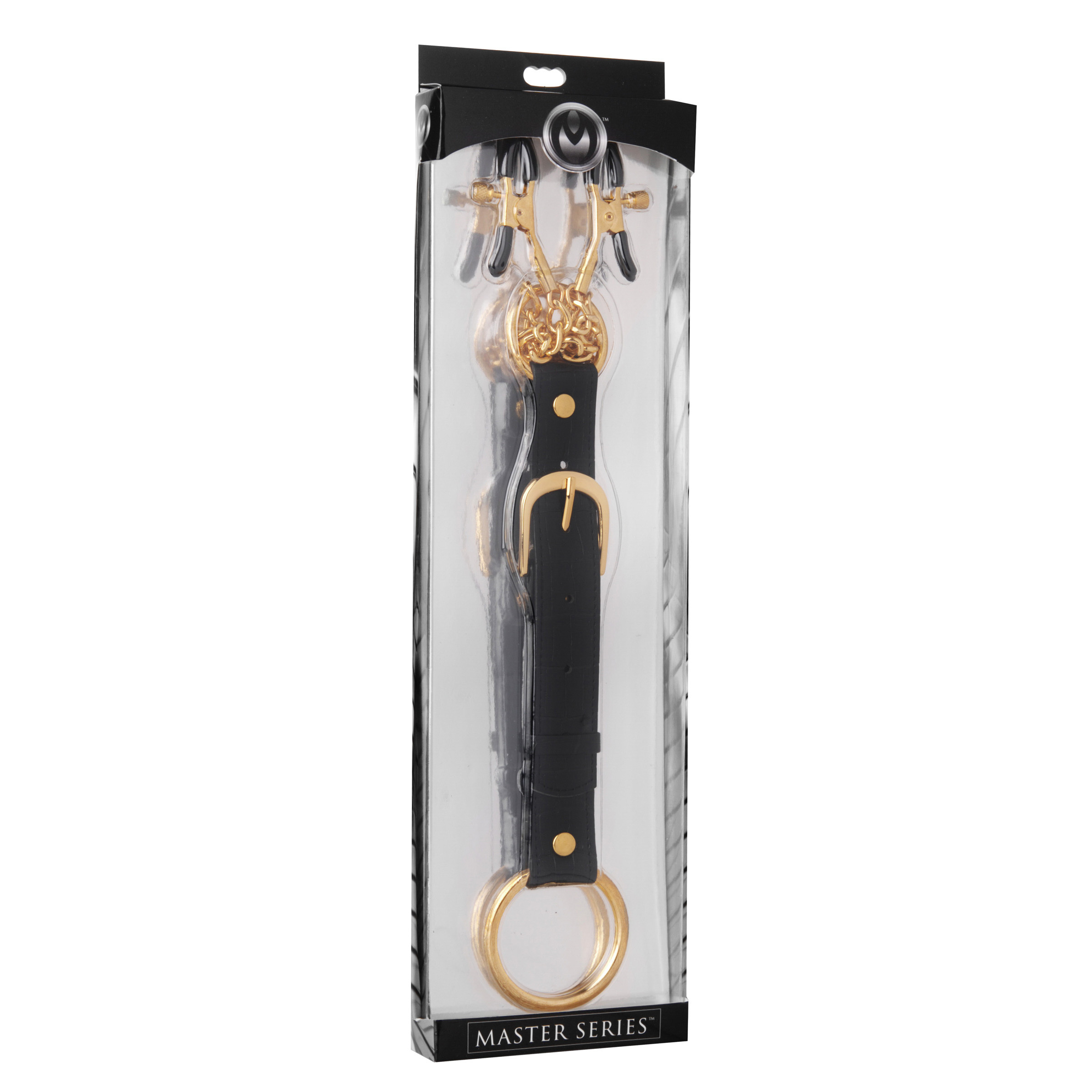 Penitentiary Nipple Clamps and Cock Ring Set - Image 2