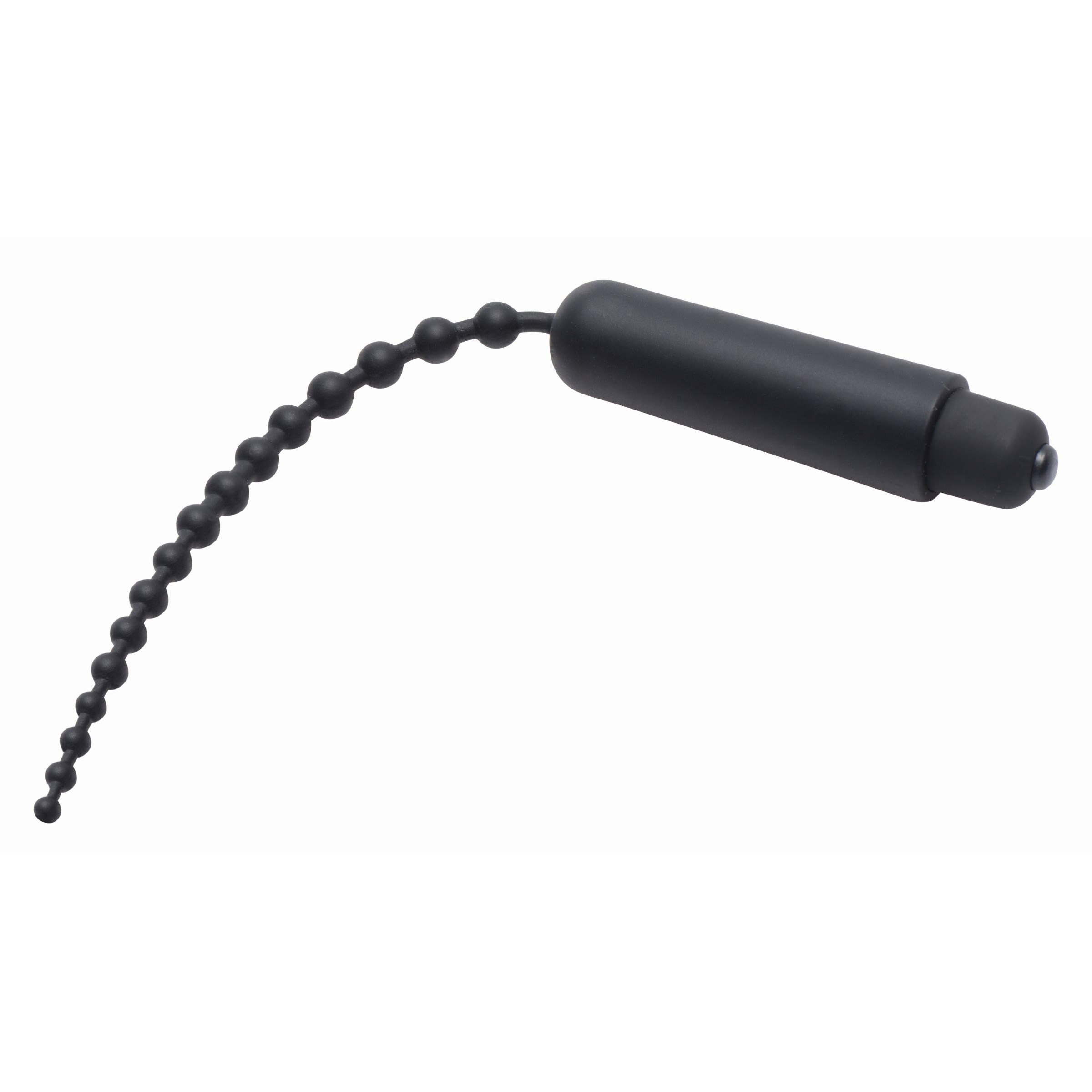 Dark Rod Vibrating Beaded Silicone Sound - Image 2