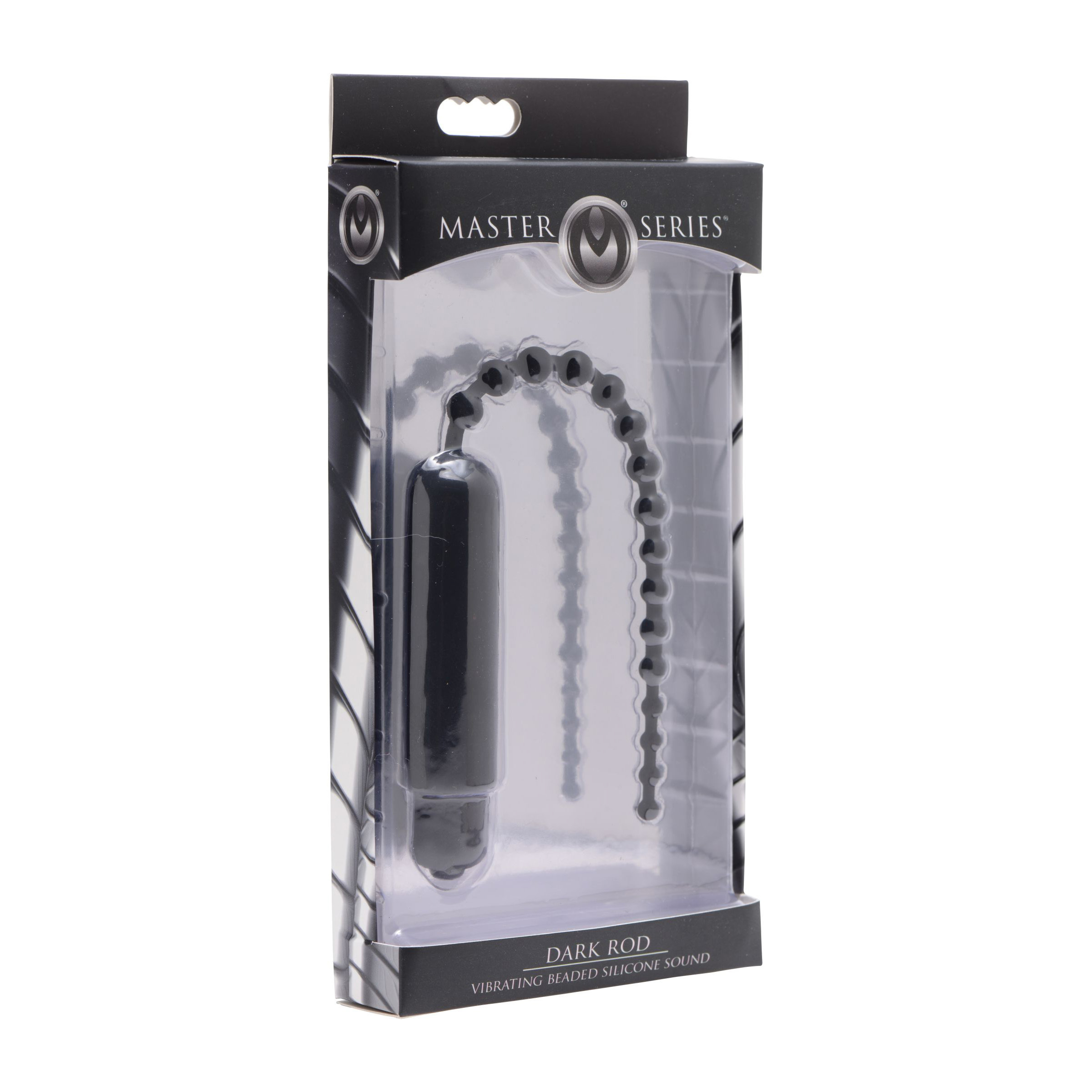 Dark Rod Vibrating Beaded Silicone Sound - Image 4