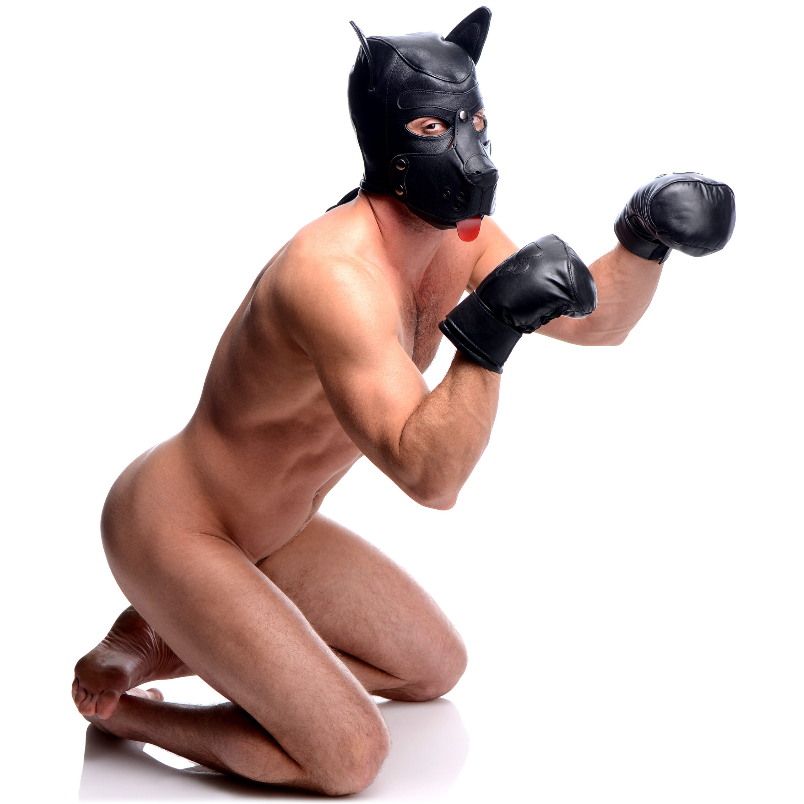 Strict Leather Padded Puppy Mitts - Image 2