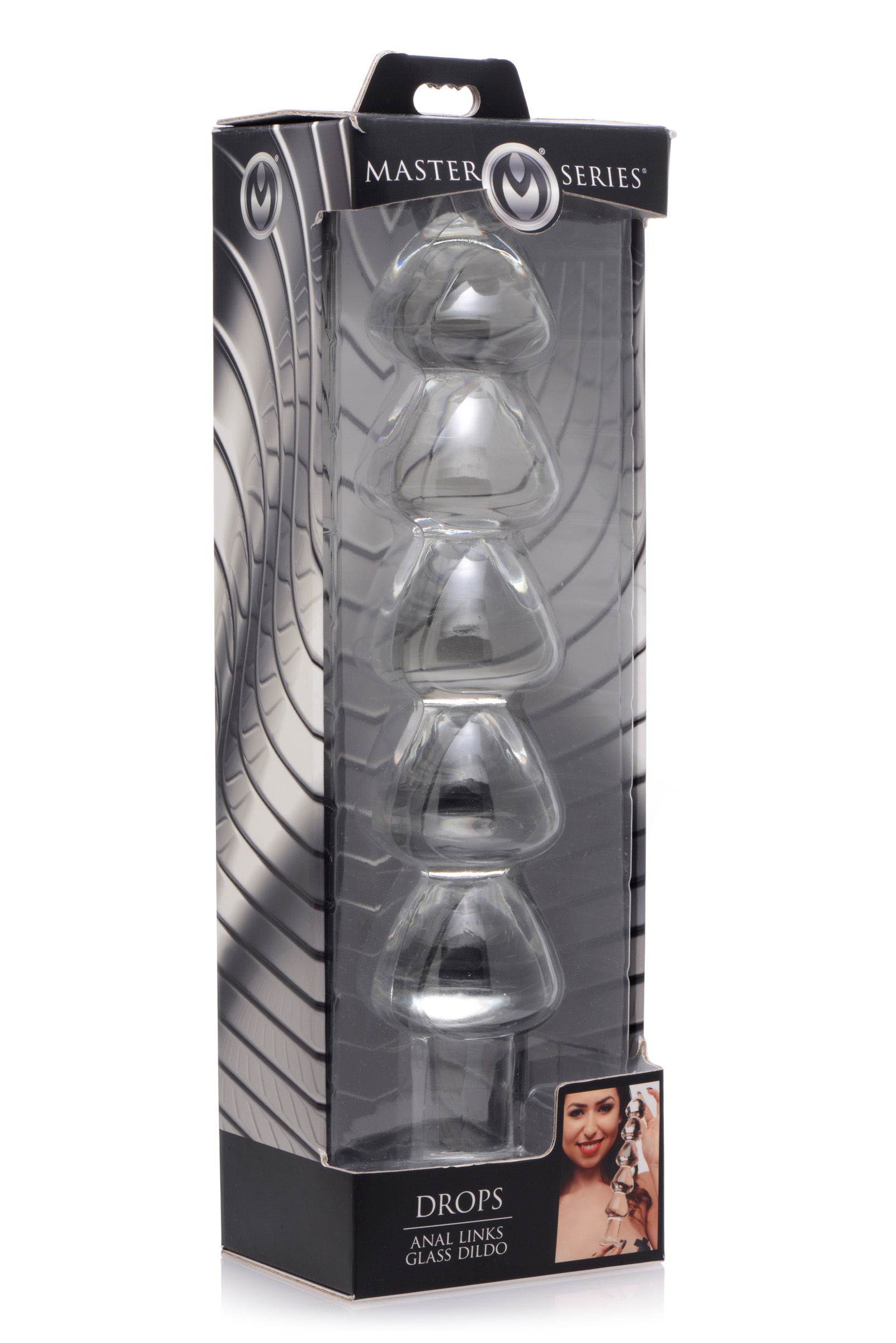 Drops Anal Link Glass Dildo - Image 4