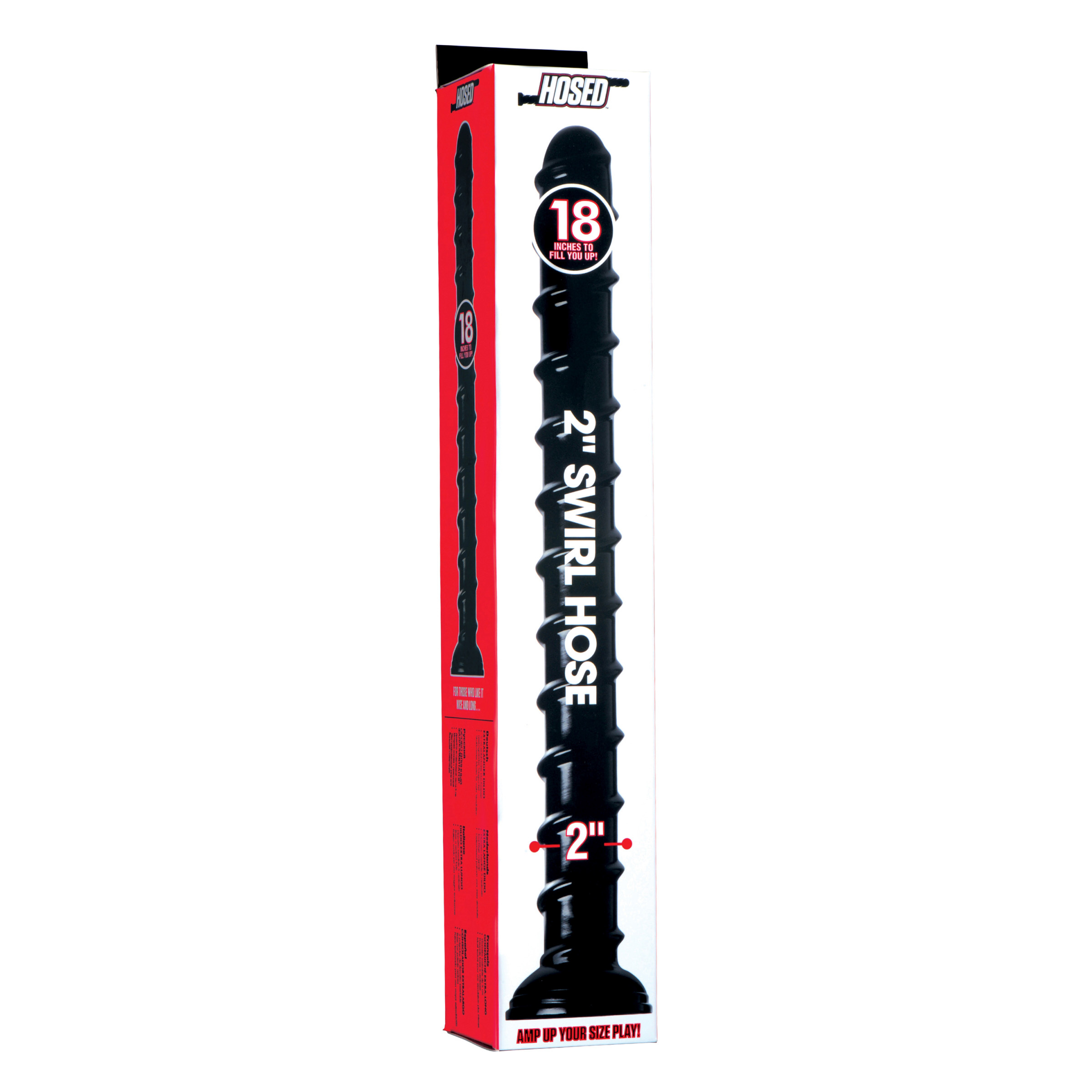 Hosed 18 Inch Swirl Thick Anal Snake - Image 6