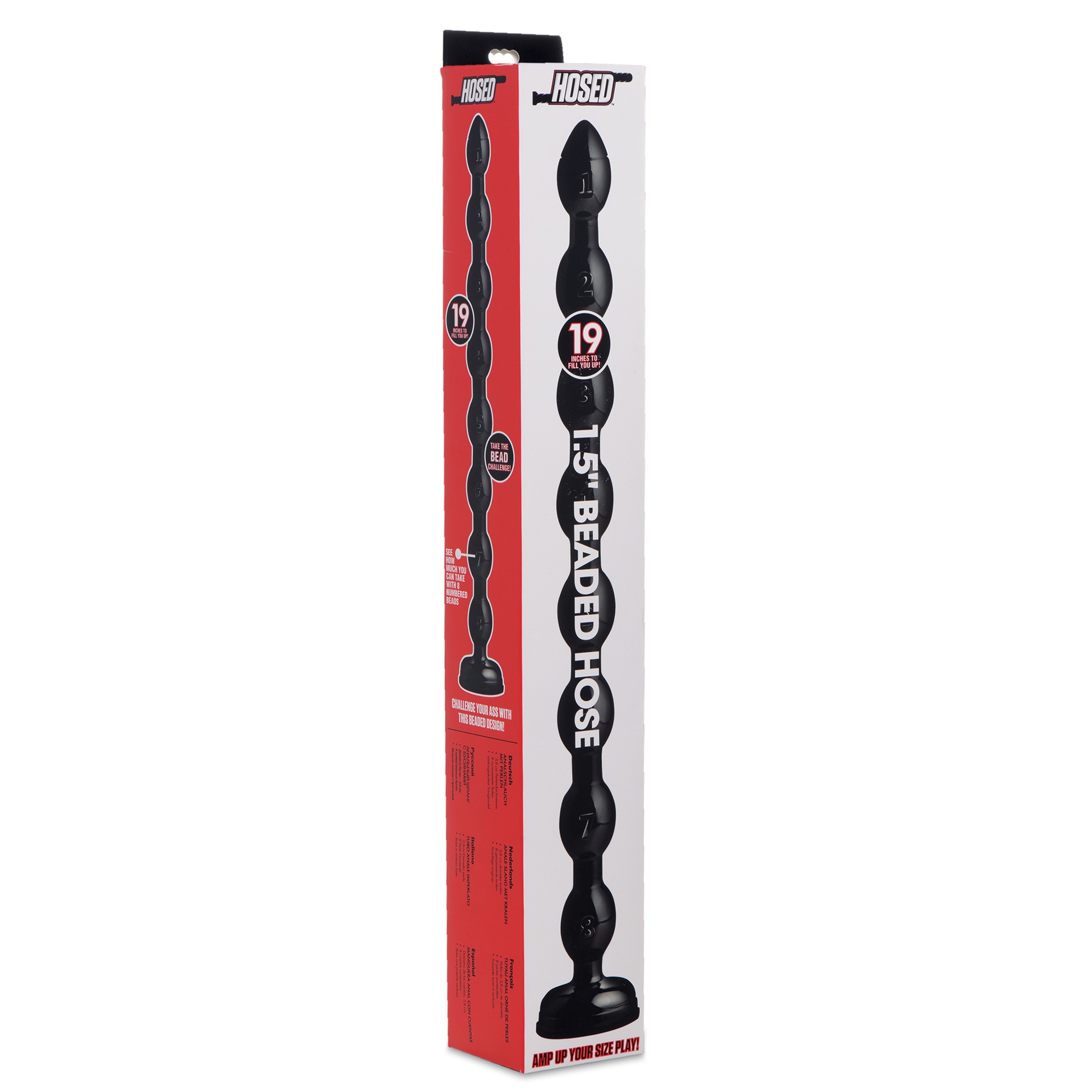 Hosed 19 Inch Beaded Anal Snake - Image 8