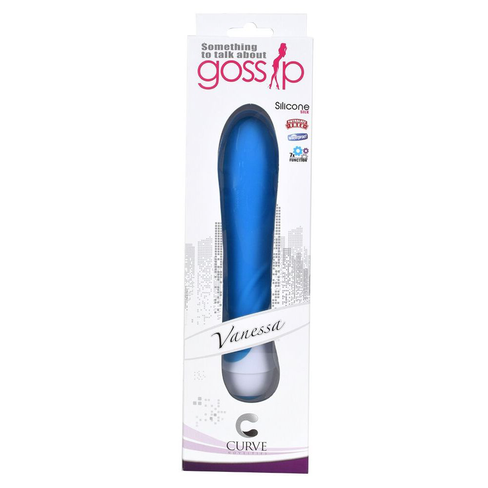 Vanessa 7 Function Silicone Vibe- Blue - Image 3