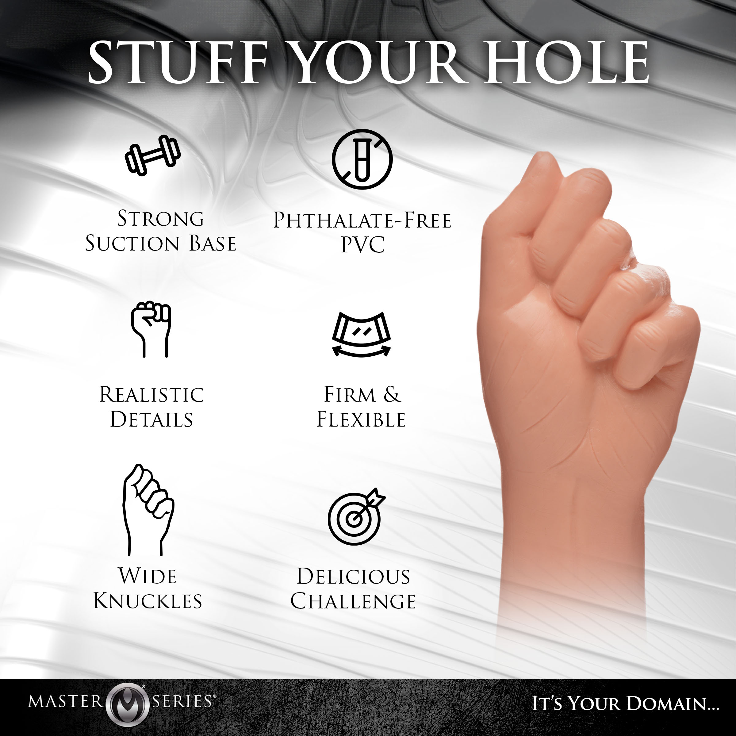Knuckles Small Clenched Fist Dildo - Image 5