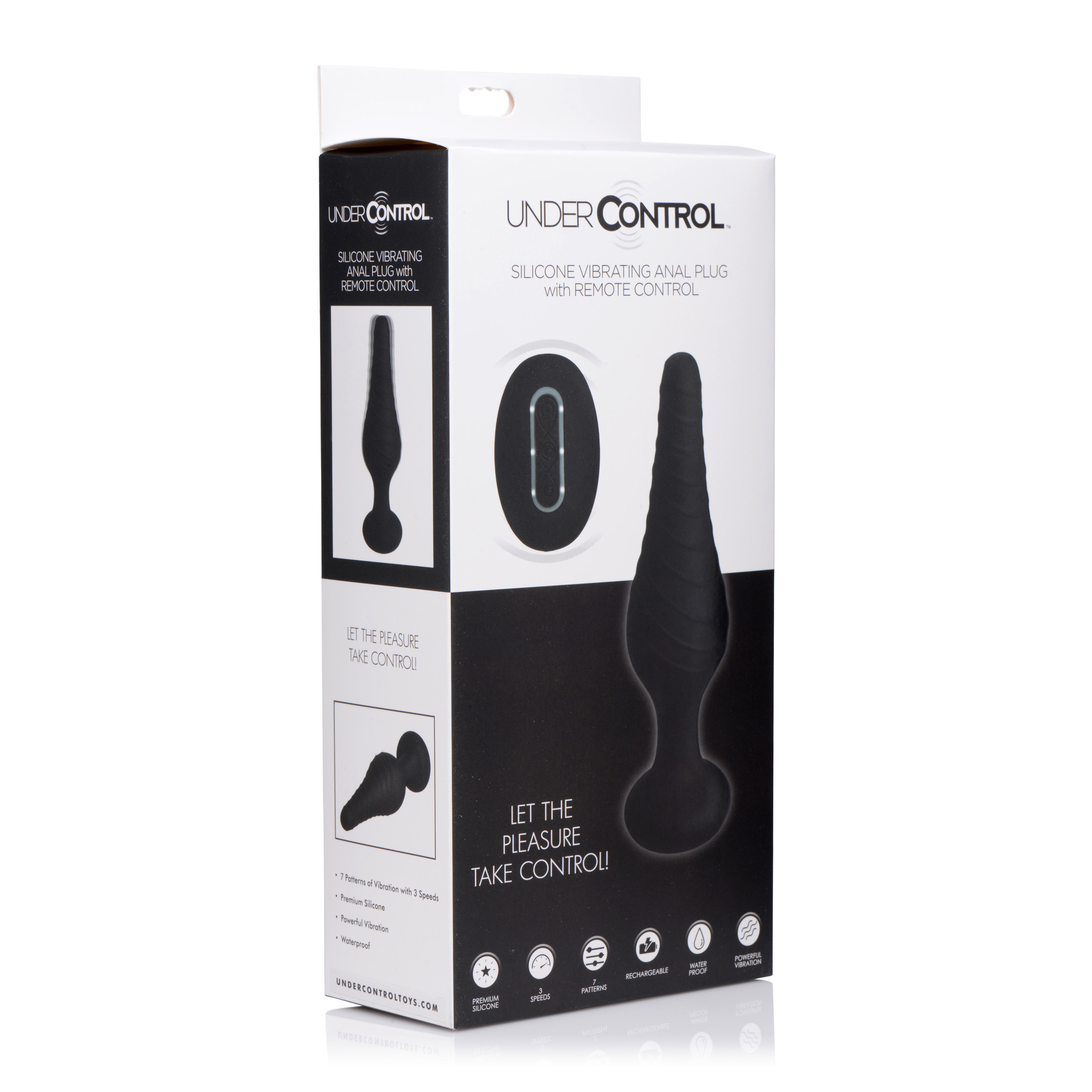 Silicone Vibrating Anal Plug With Remote Control - Image 7